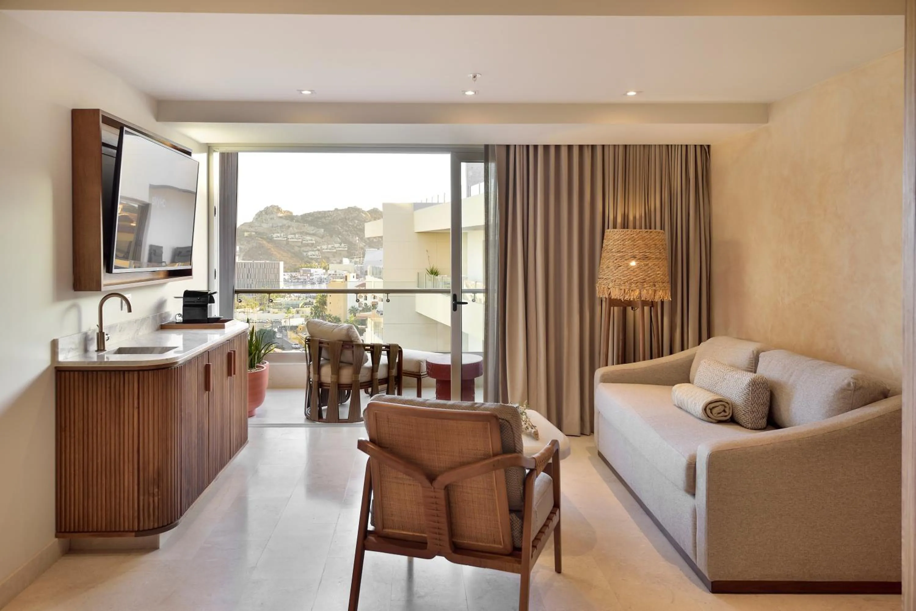 Seating area in Corazón Cabo, a Noble House Resort