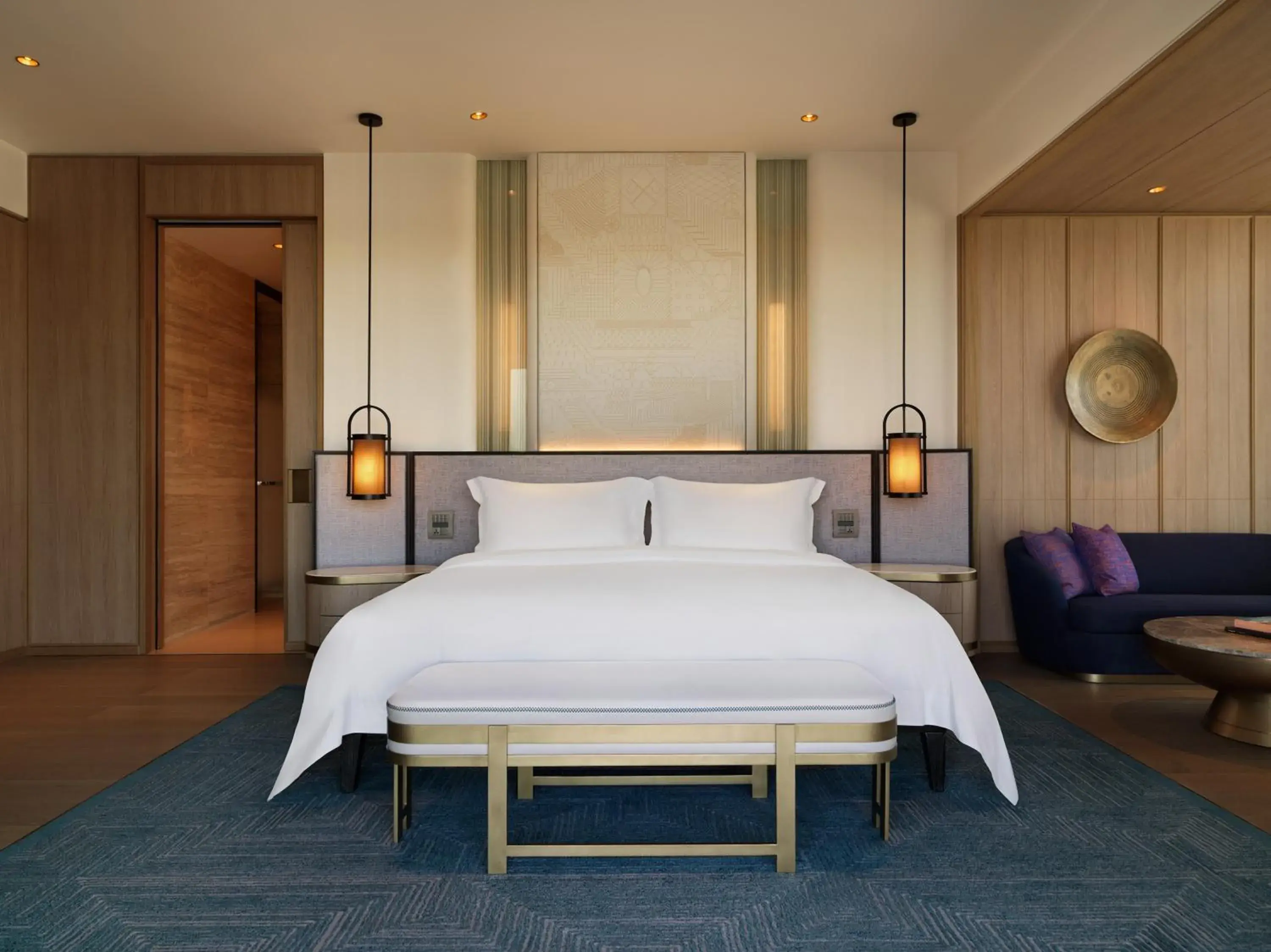 Bedroom, Bed in City of Dreams Mediterranean - Integrated Resort, Casino & Entertainment Bedroom, Bed in City of Dreams Mediterranean - Integrated Resort, Casino & Entertainment