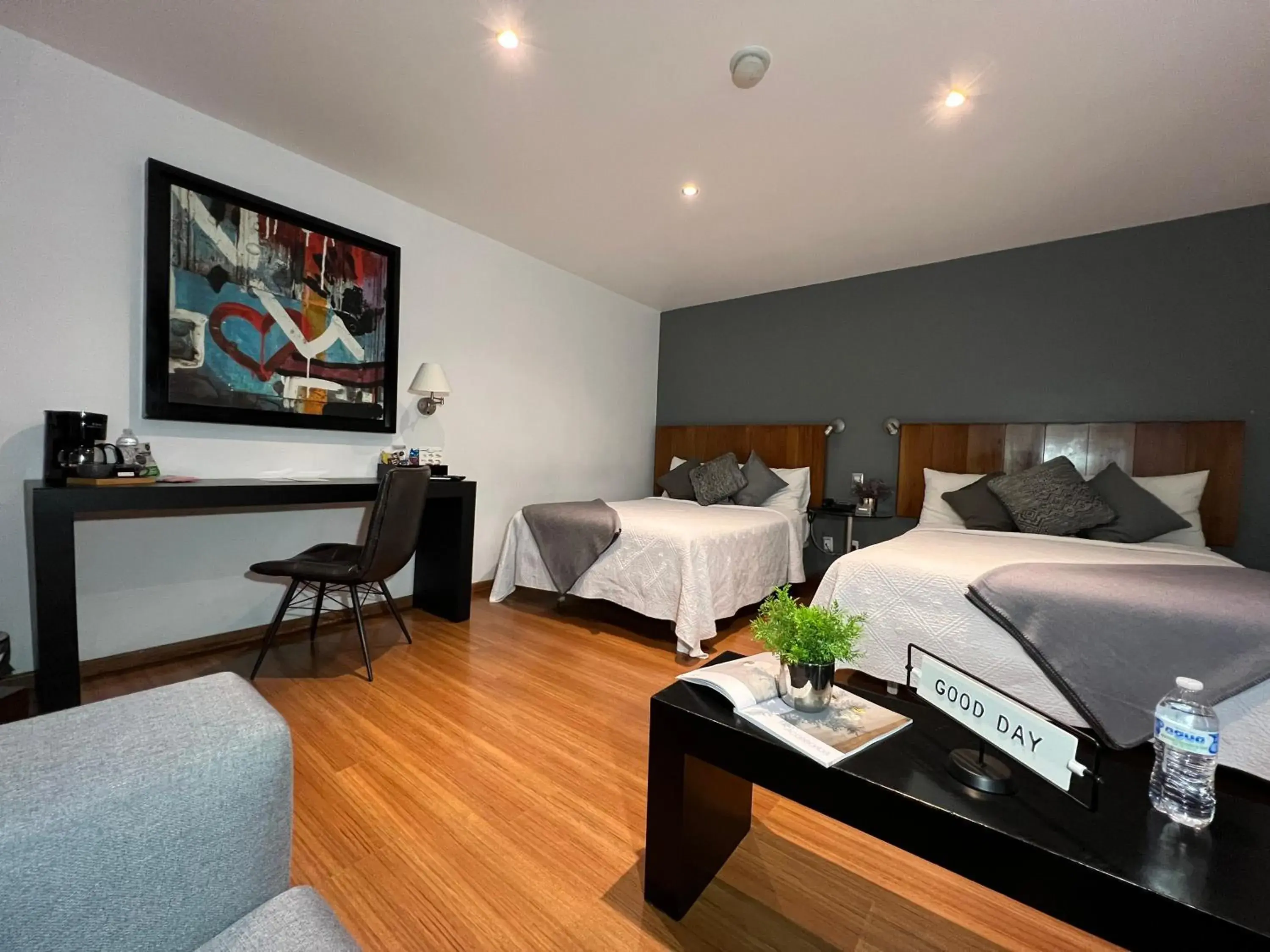 Deluxe Double Room with Two Double Beds in Hotel CLARUM 101 Deluxe Double Room with Two Double Beds in Hotel CLARUM 101