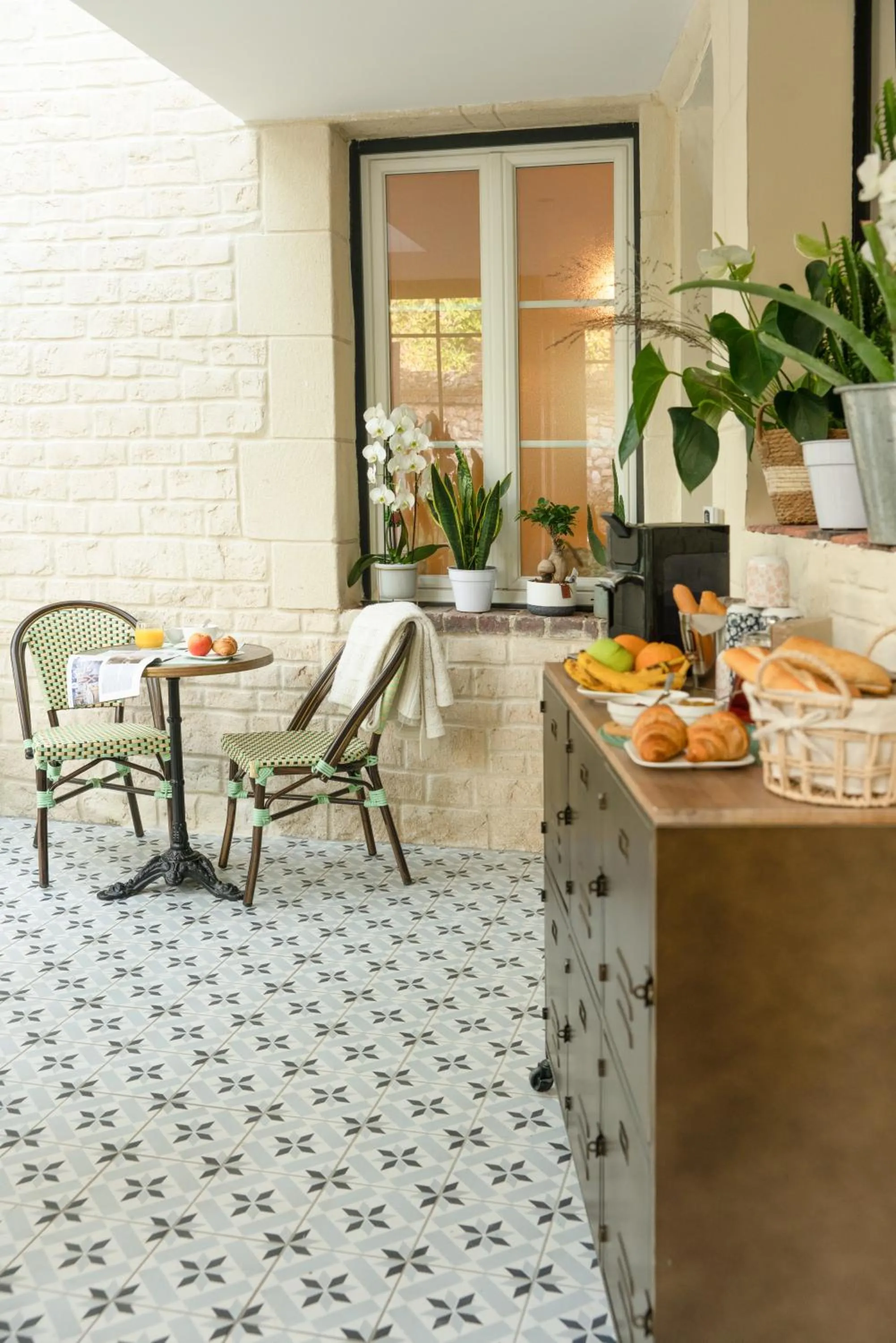 Living room in Les Glycines de Monchy- Chambres d'hôtes