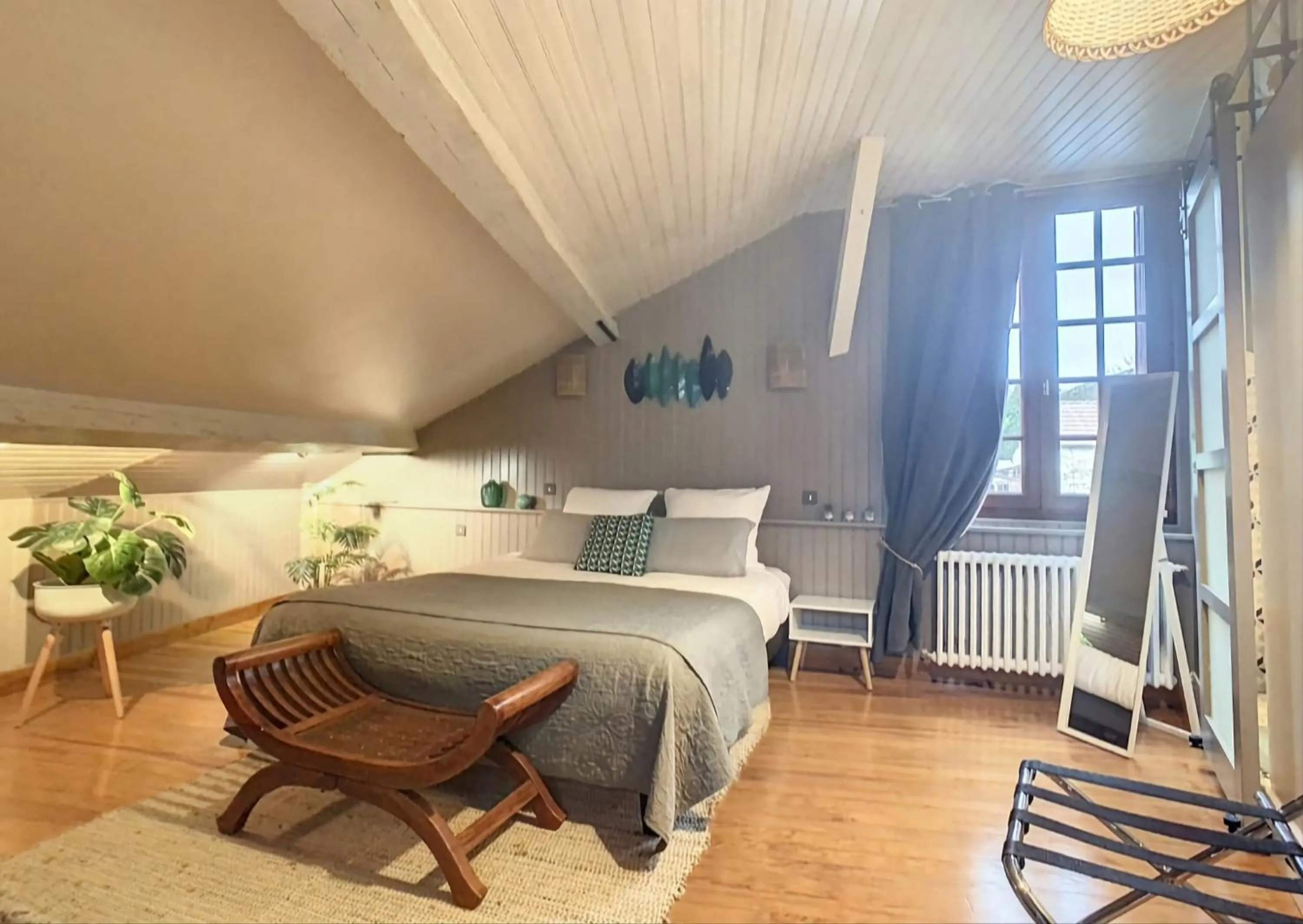 Bed in Les Glycines de Monchy- Chambres d'hôtes