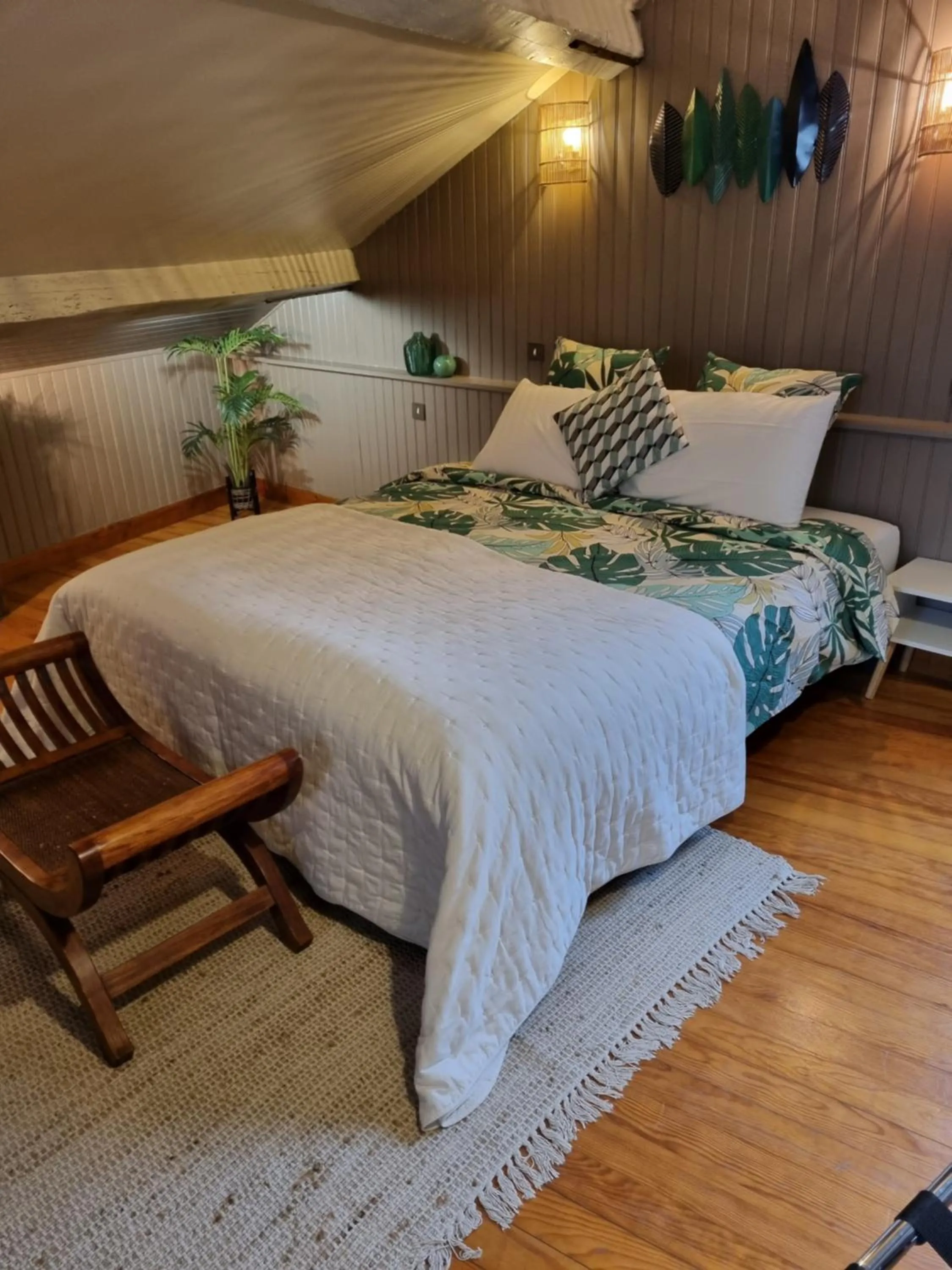 Bed in Les Glycines de Monchy- Chambres d'hôtes