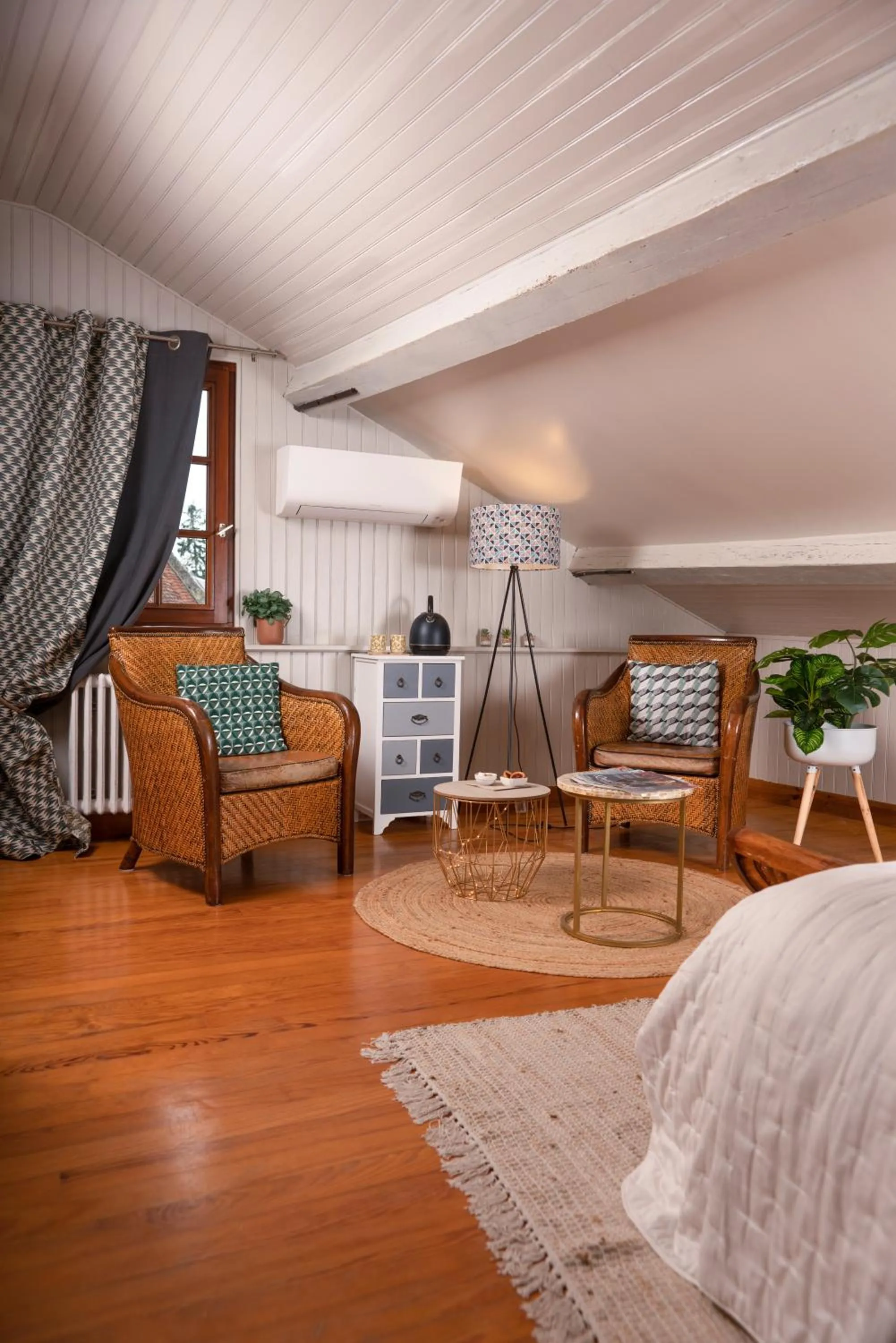 Seating area in Les Glycines de Monchy- Chambres d'hôtes