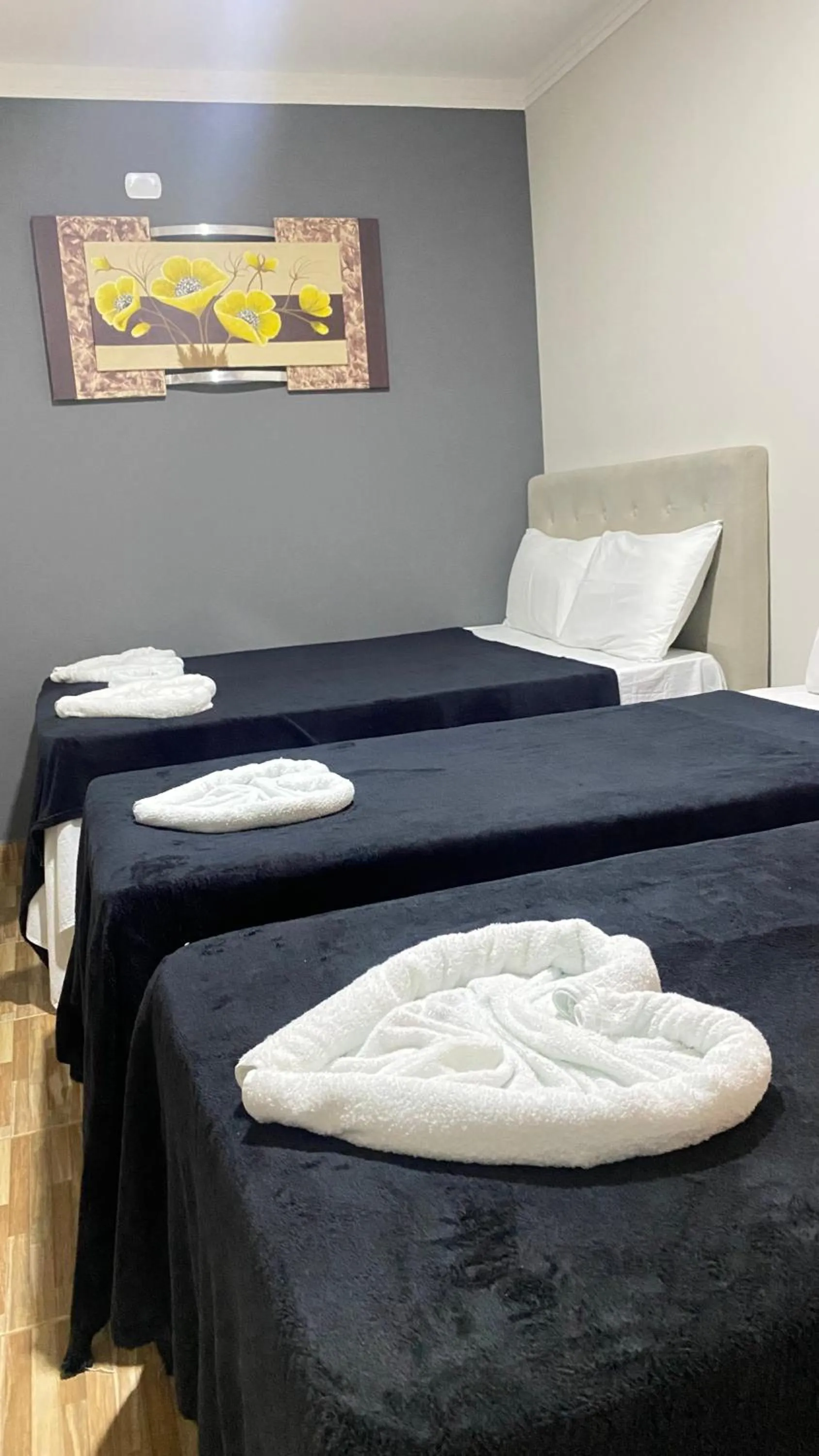 Bed in Pousada Ramalio