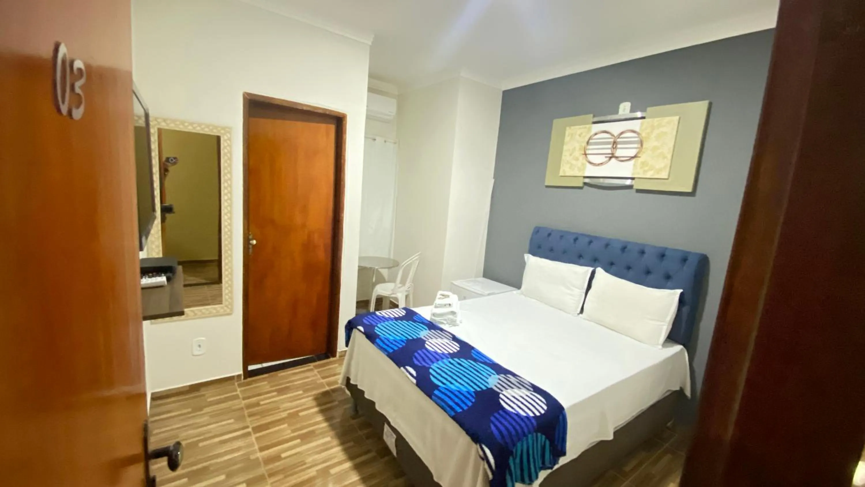 Bed in Pousada Ramalio