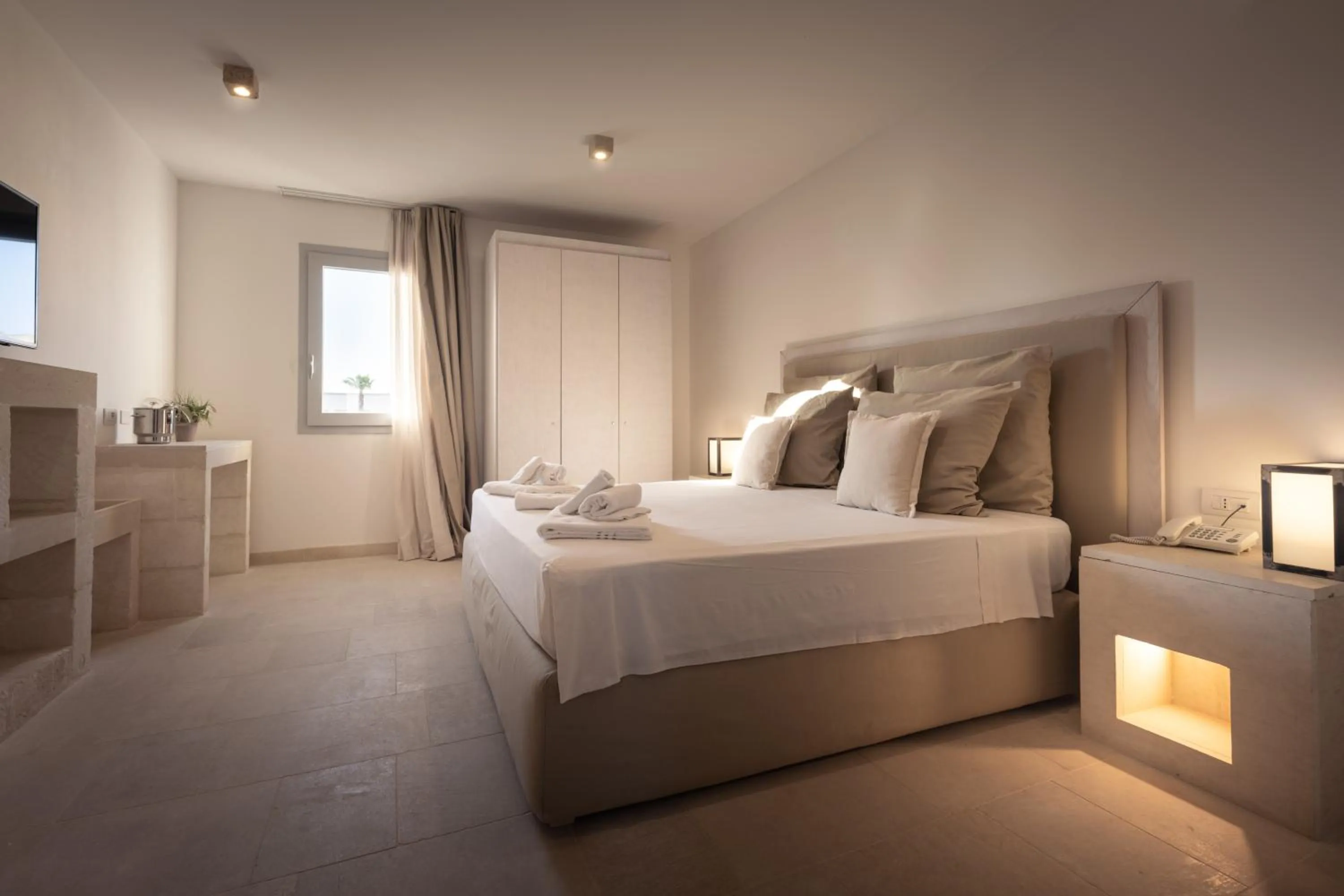 Bed in HOTEL BARONE DI MARE