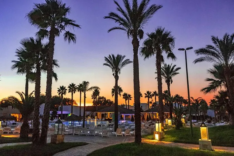 Sunset in HOTEL BARONE DI MARE