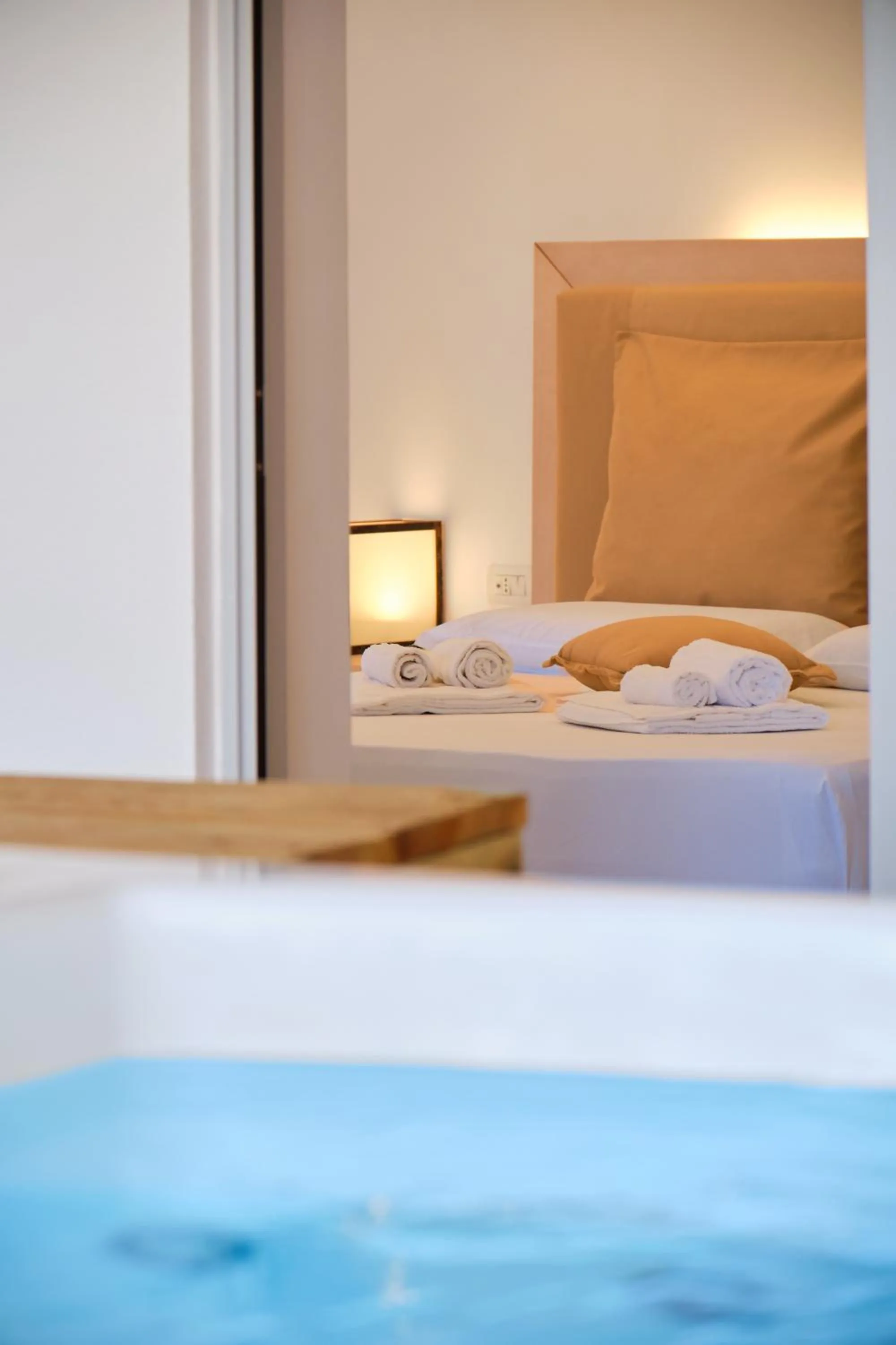 Bed in HOTEL BARONE DI MARE