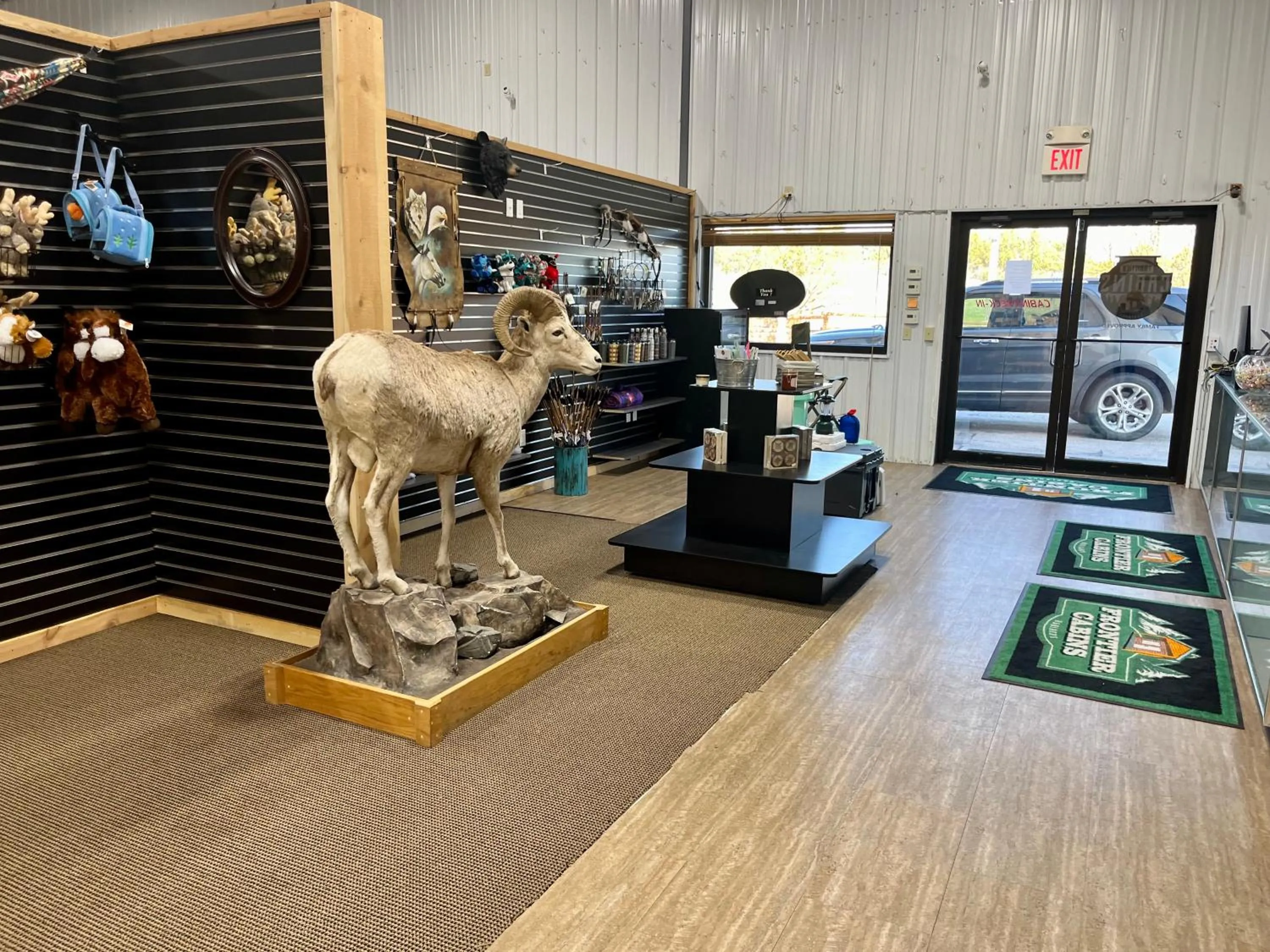 Lobby or reception in Badlands Frontier Cabins