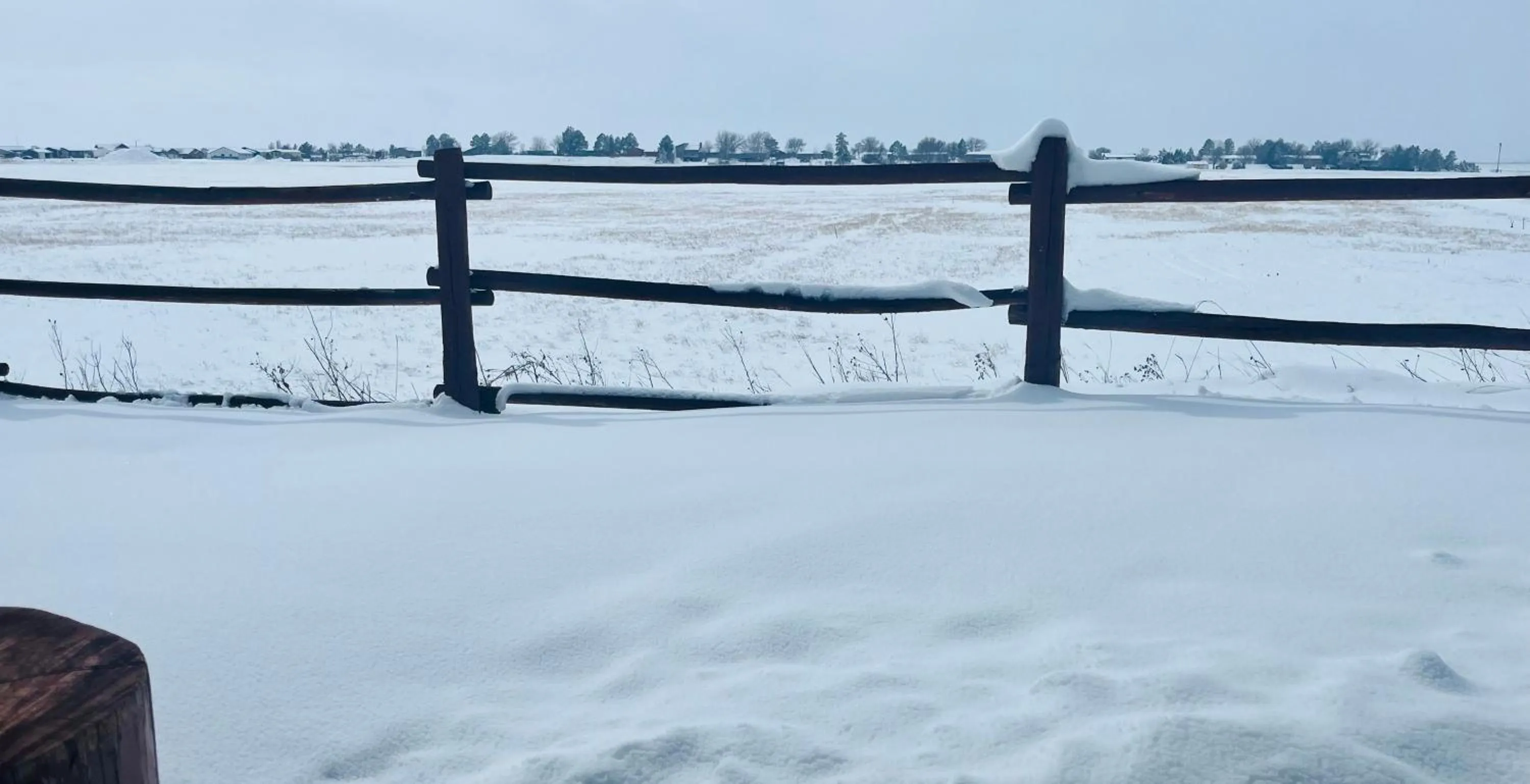 Winter in Badlands Frontier Cabins