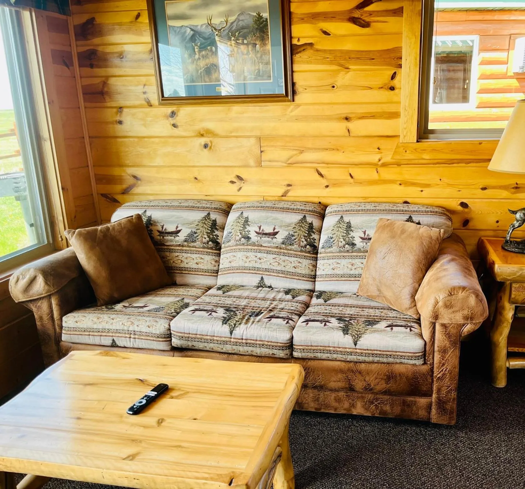 Living room in Badlands Frontier Cabins