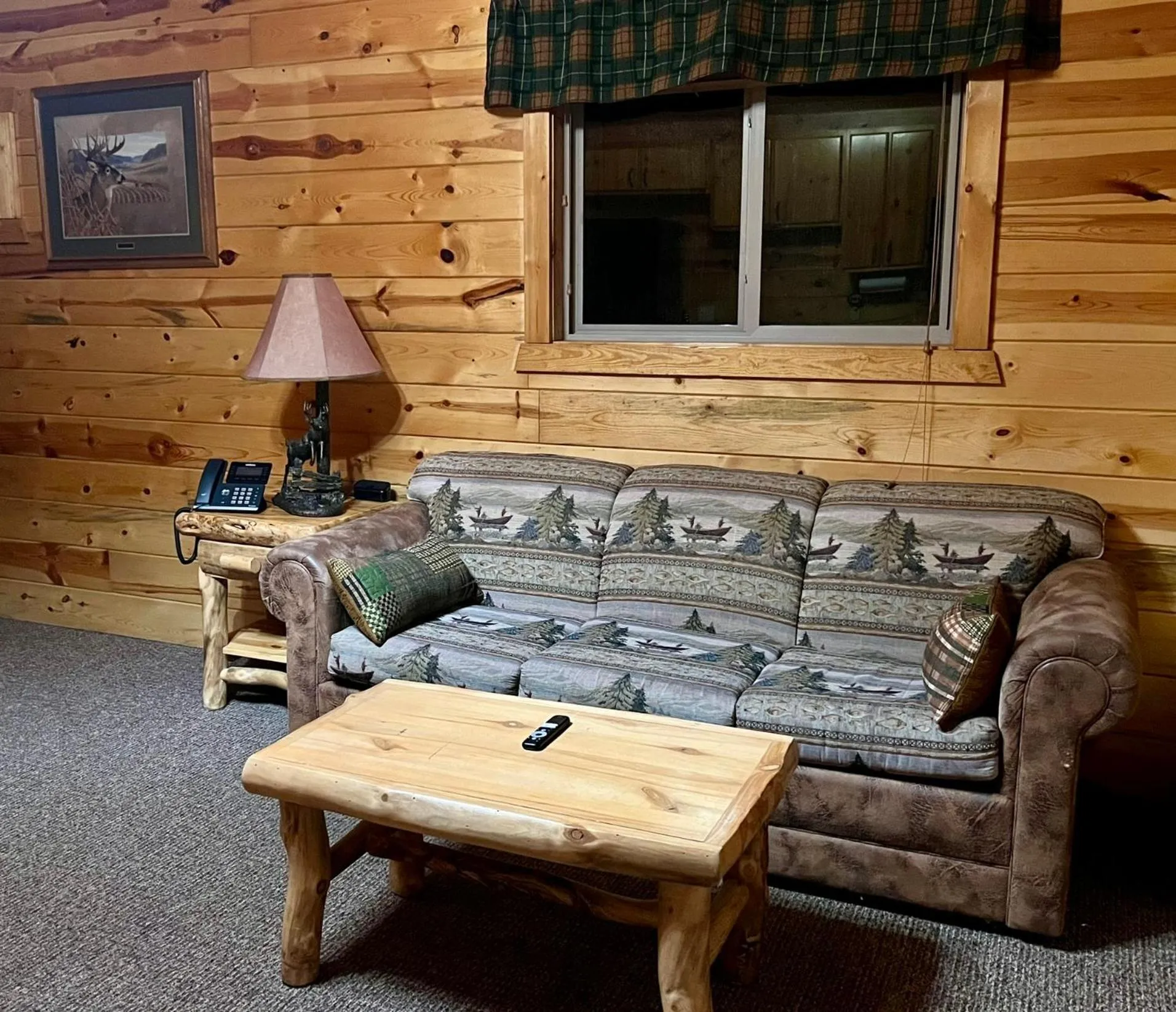 Living room in Badlands Frontier Cabins