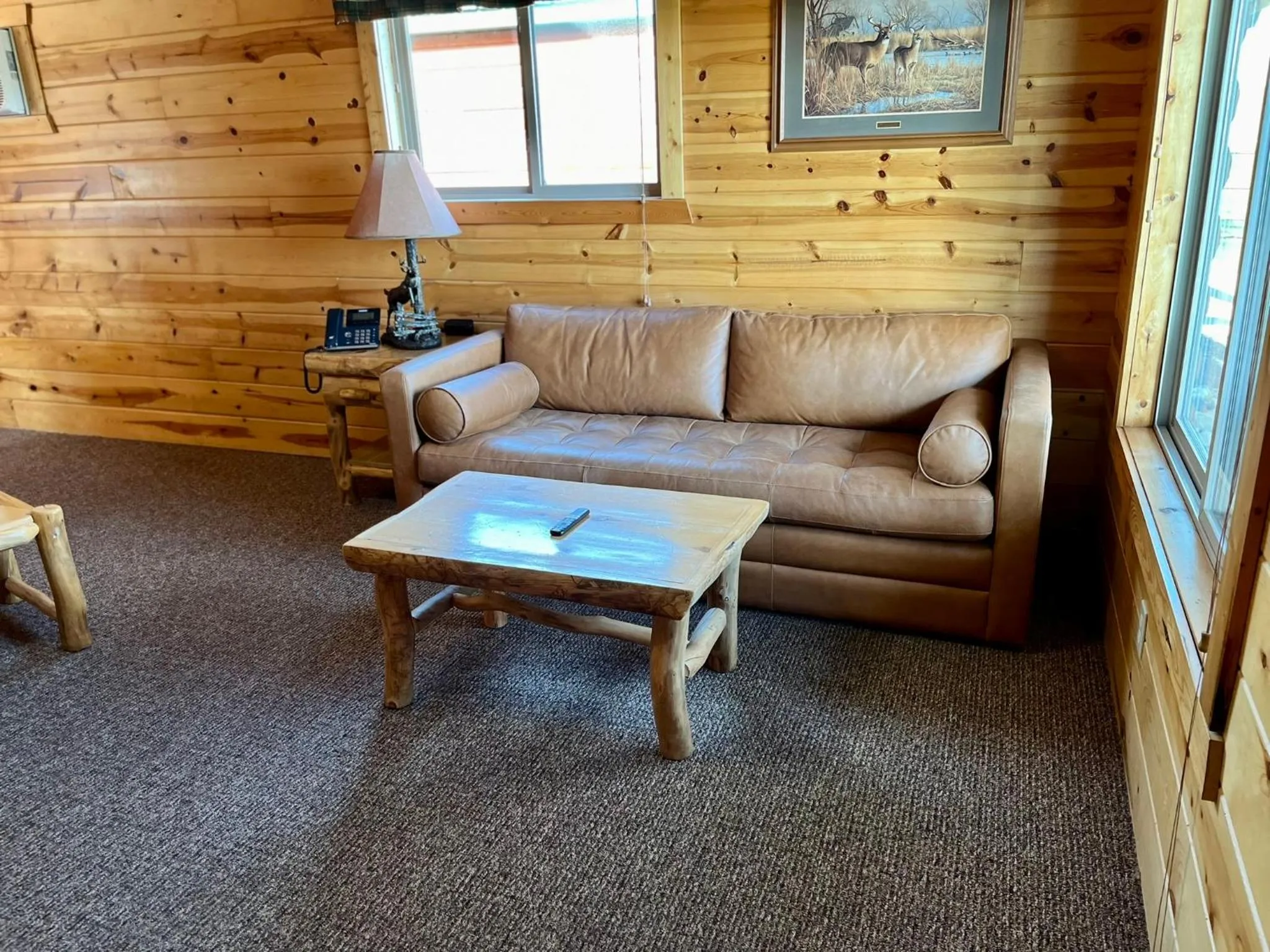 Living room in Badlands Frontier Cabins