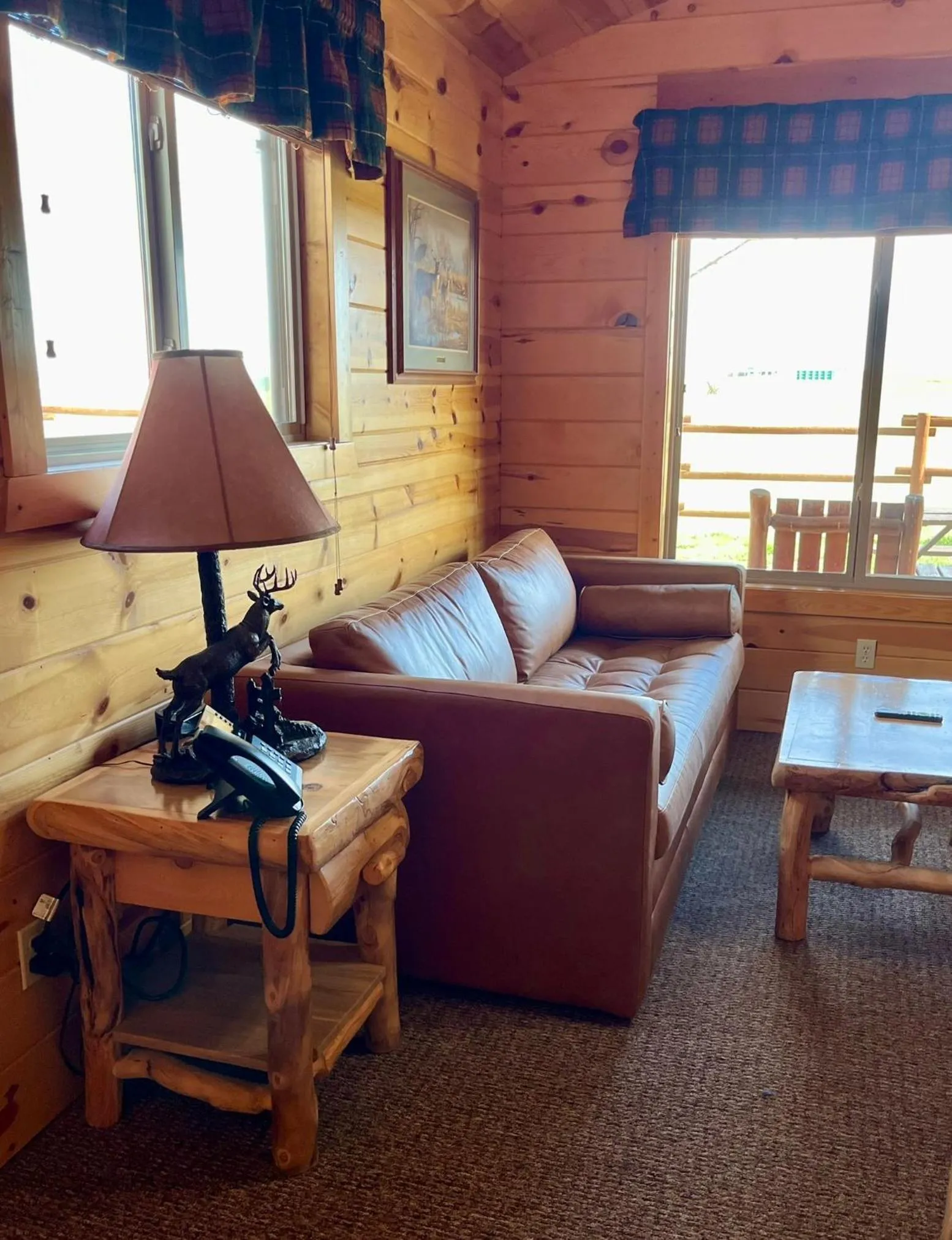 Living room in Badlands Frontier Cabins
