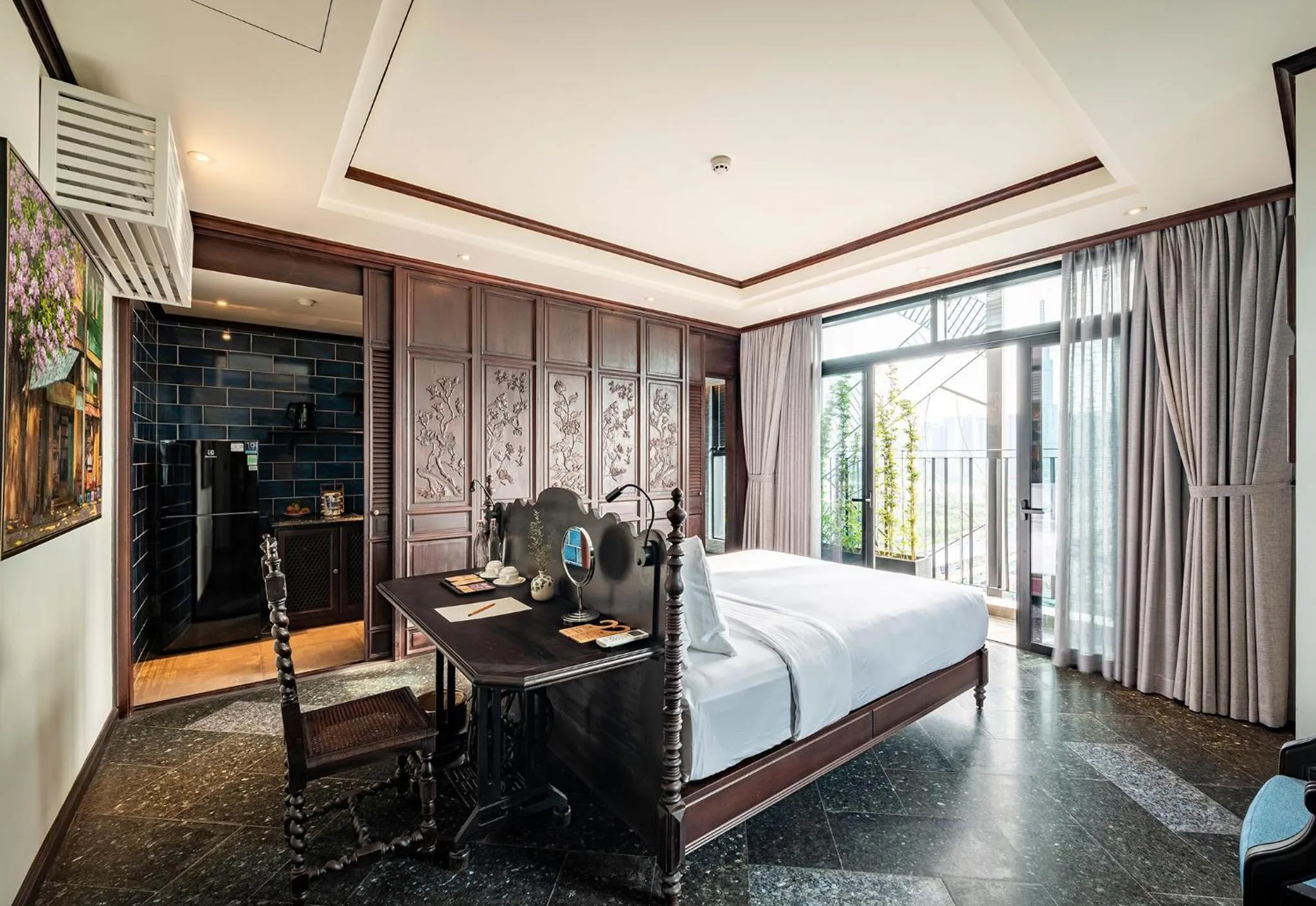 Photo of the whole room, Bed in Amanaki Thao Dien