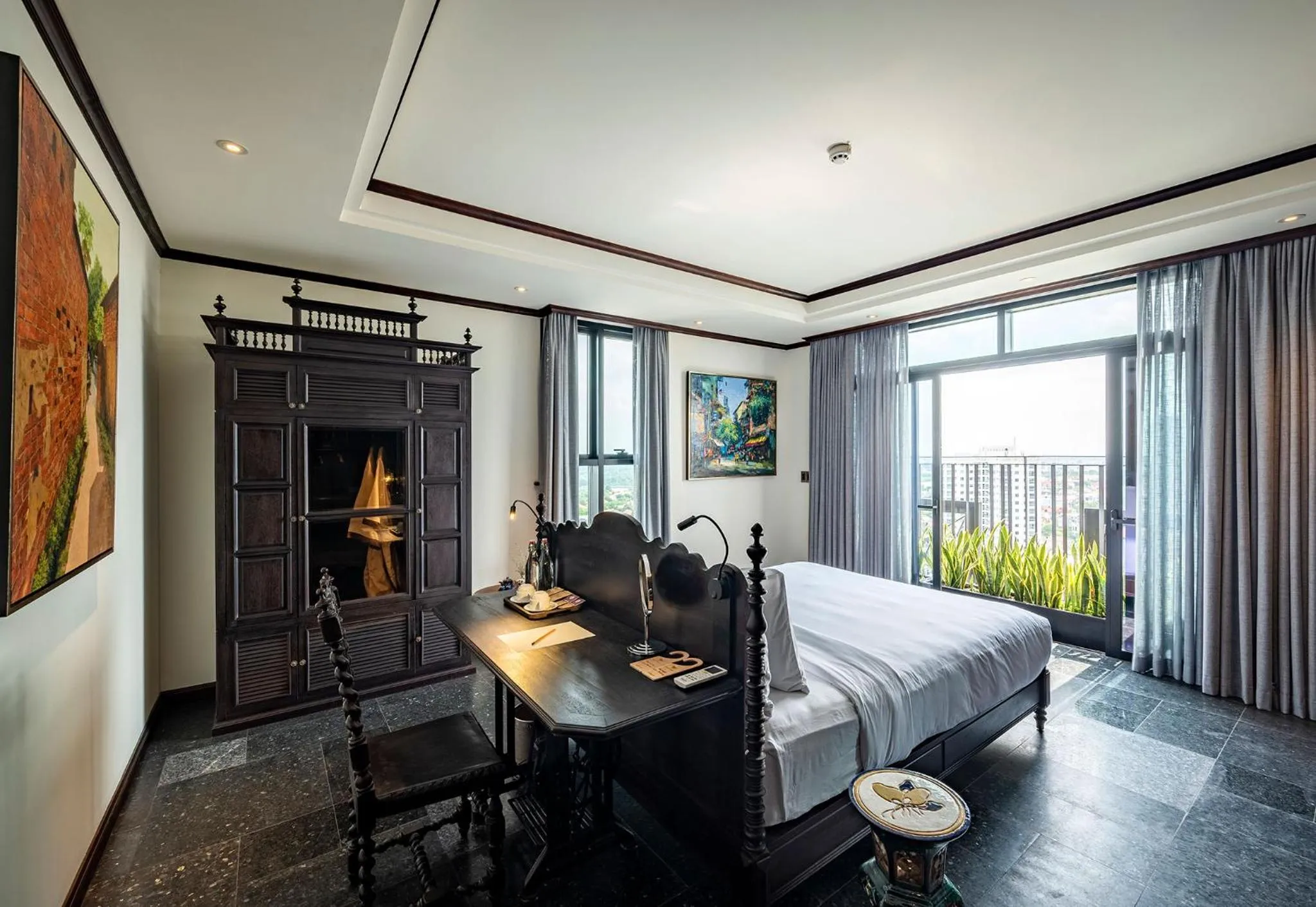 Bed in Amanaki Thao Dien