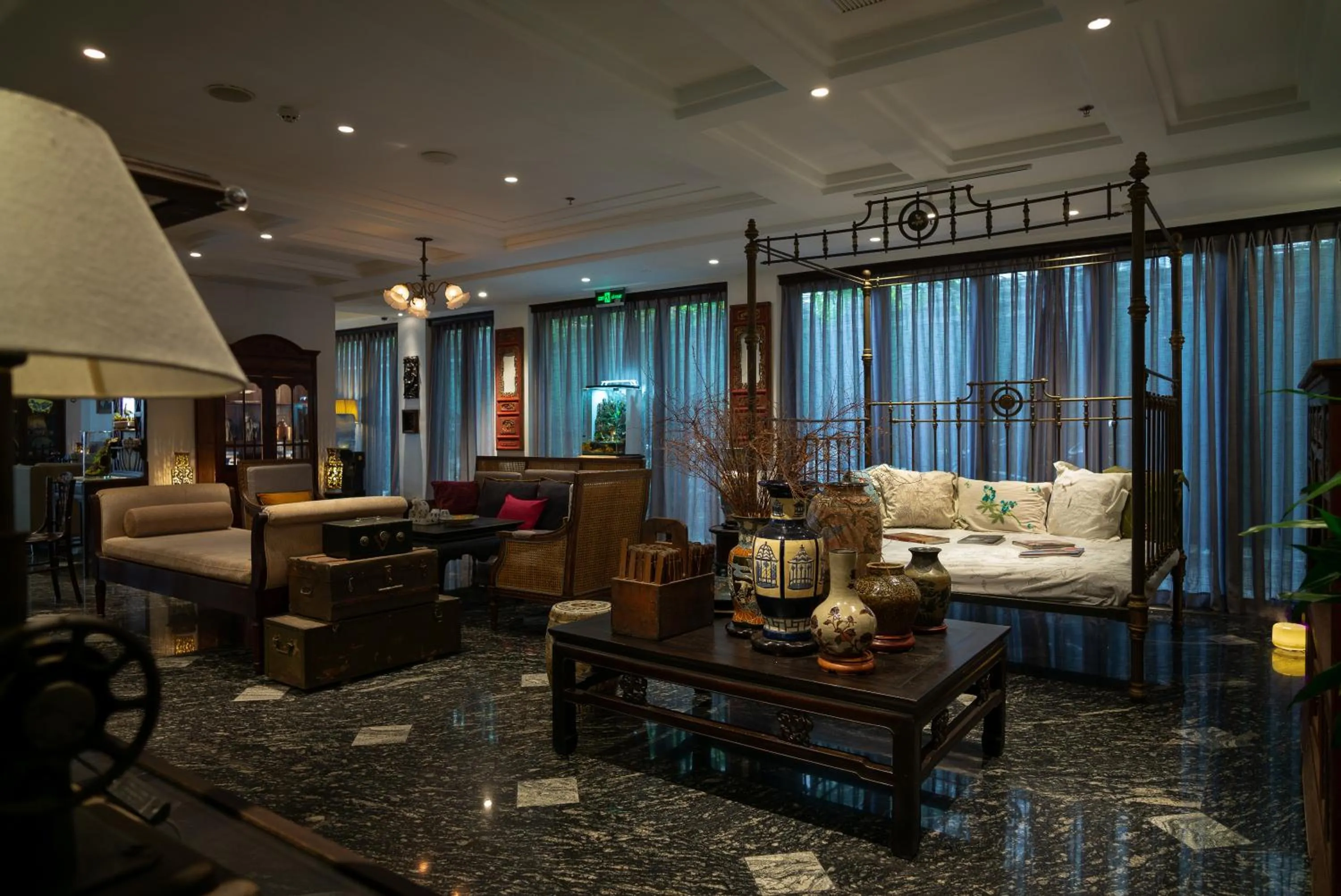 Lobby or reception in Amanaki Thao Dien