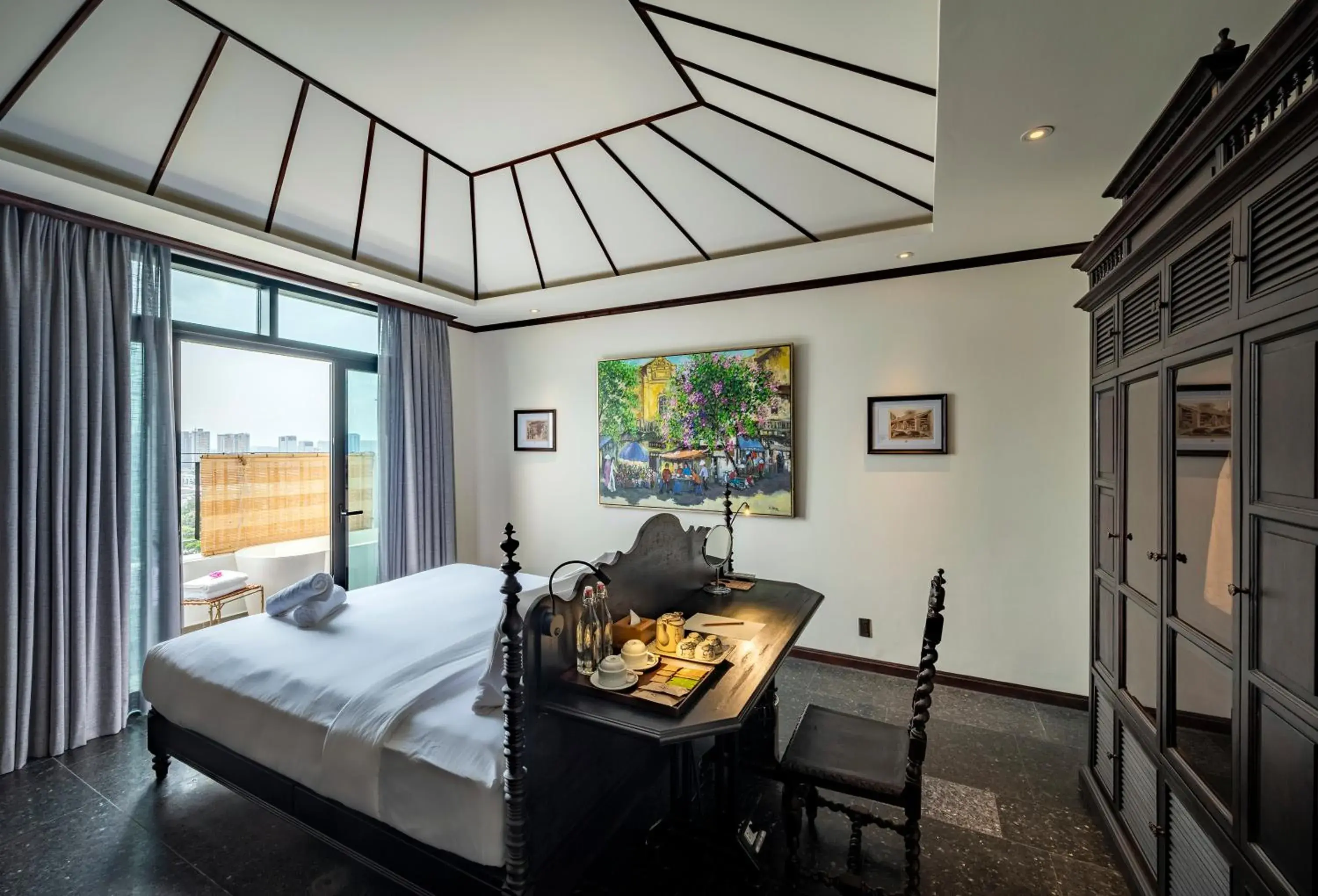 Bedroom, Bed in Amanaki Thao Dien Bedroom, Bed in Amanaki Thao Dien