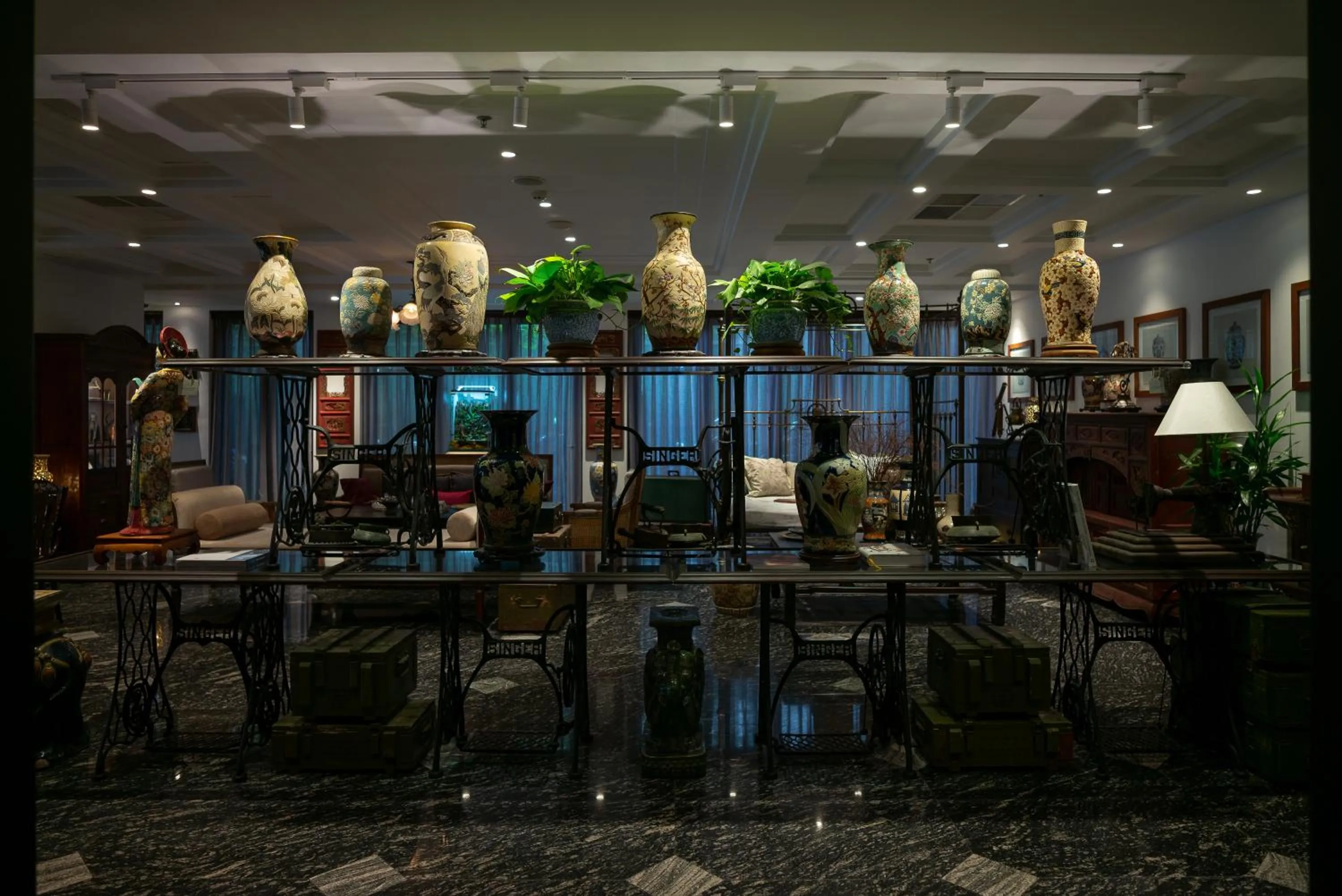 Lobby or reception in Amanaki Thao Dien