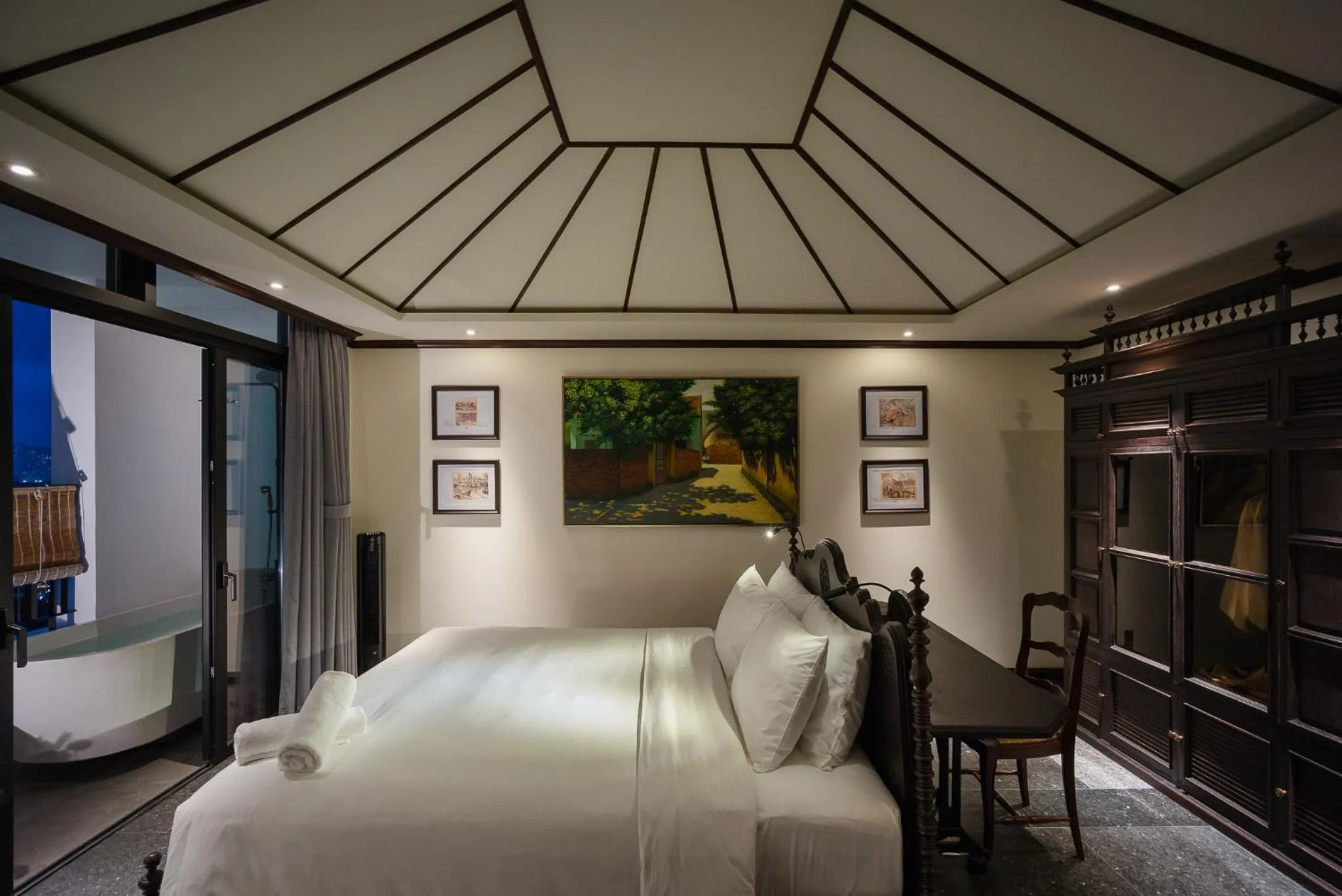 Bed in Amanaki Thao Dien