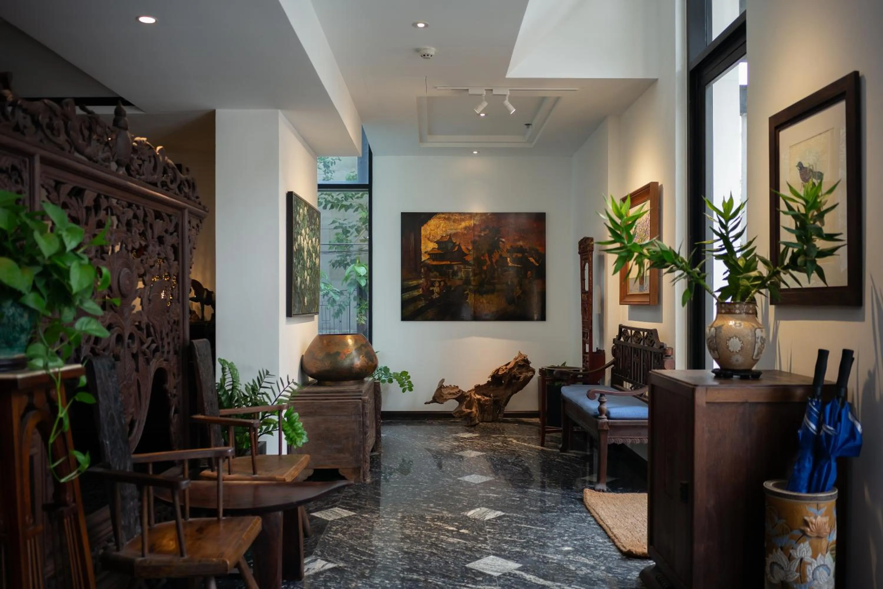 Lobby or reception in Amanaki Thao Dien