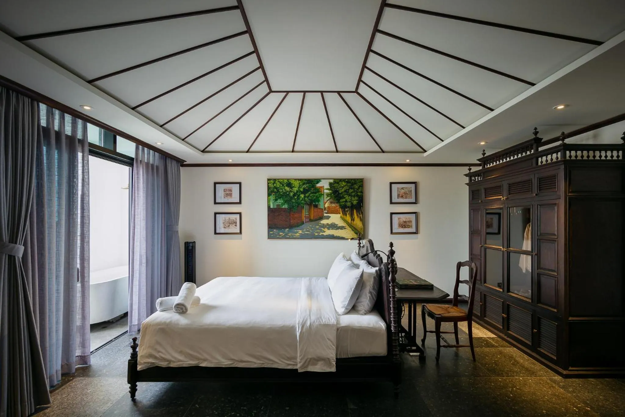 Bed in Amanaki Thao Dien