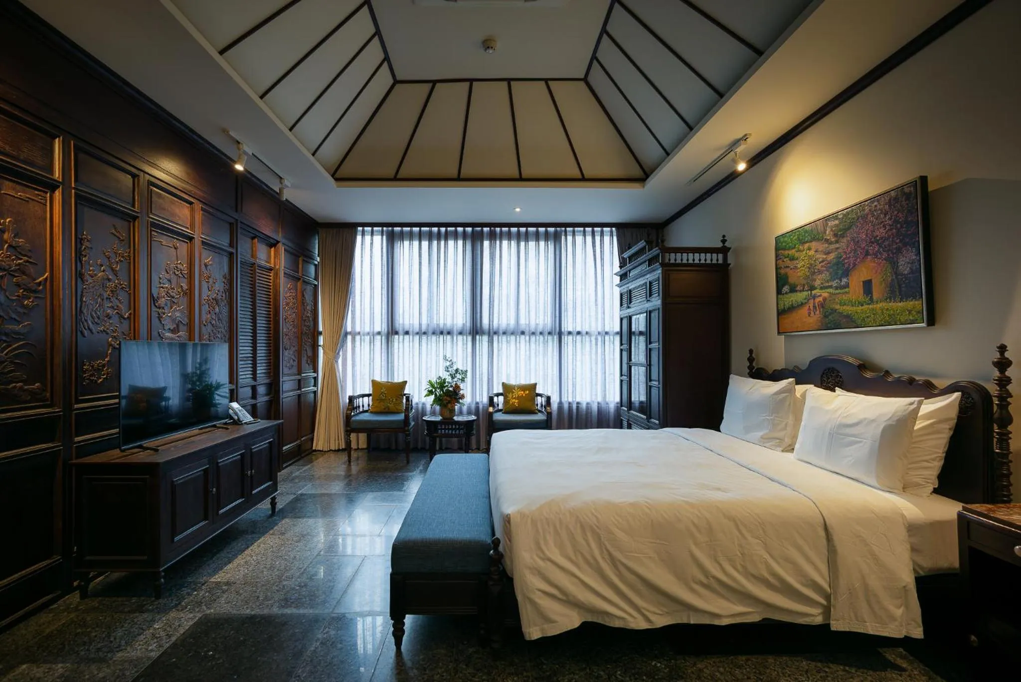 Bed in Amanaki Thao Dien