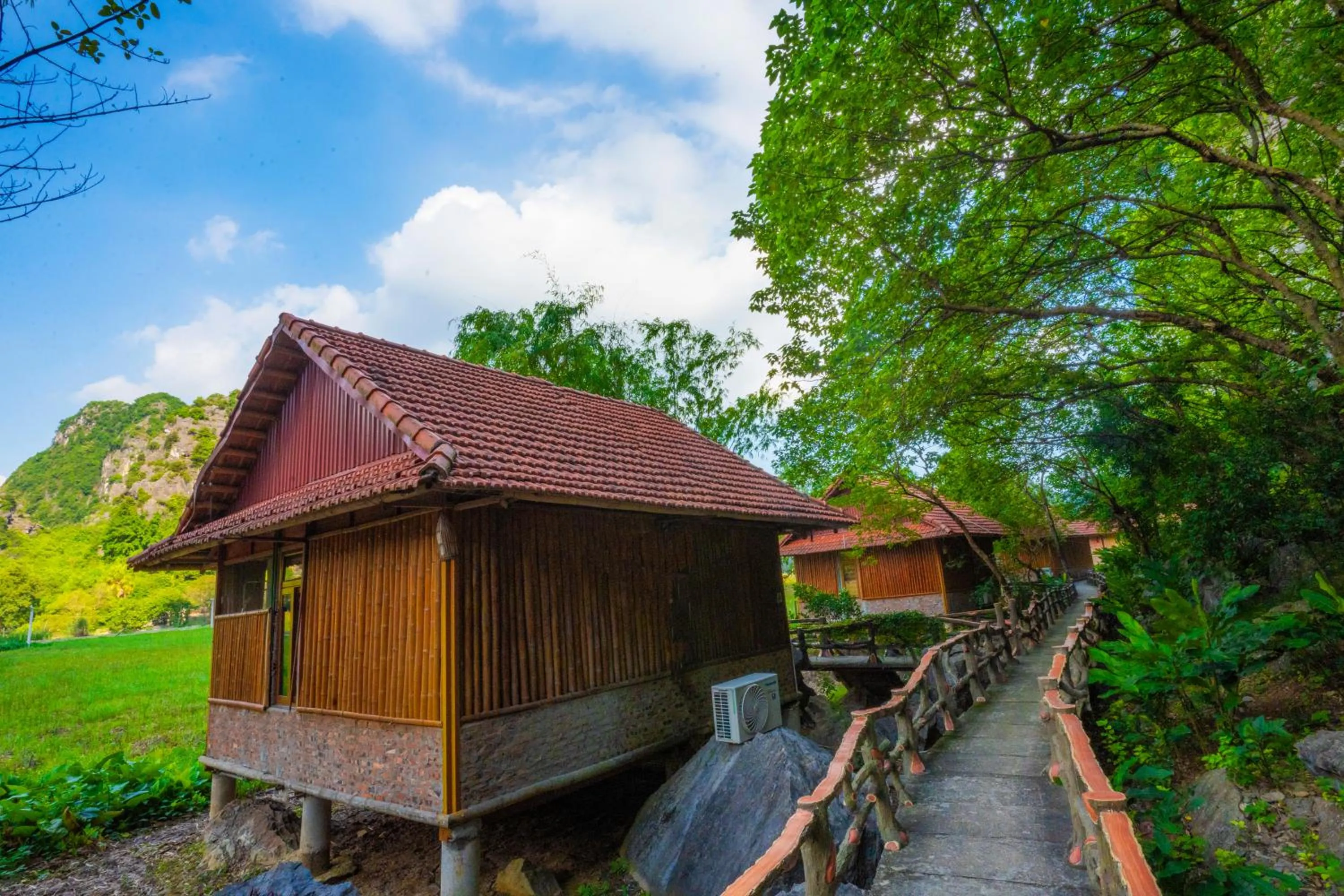 Property building in Lotus Field Homestay