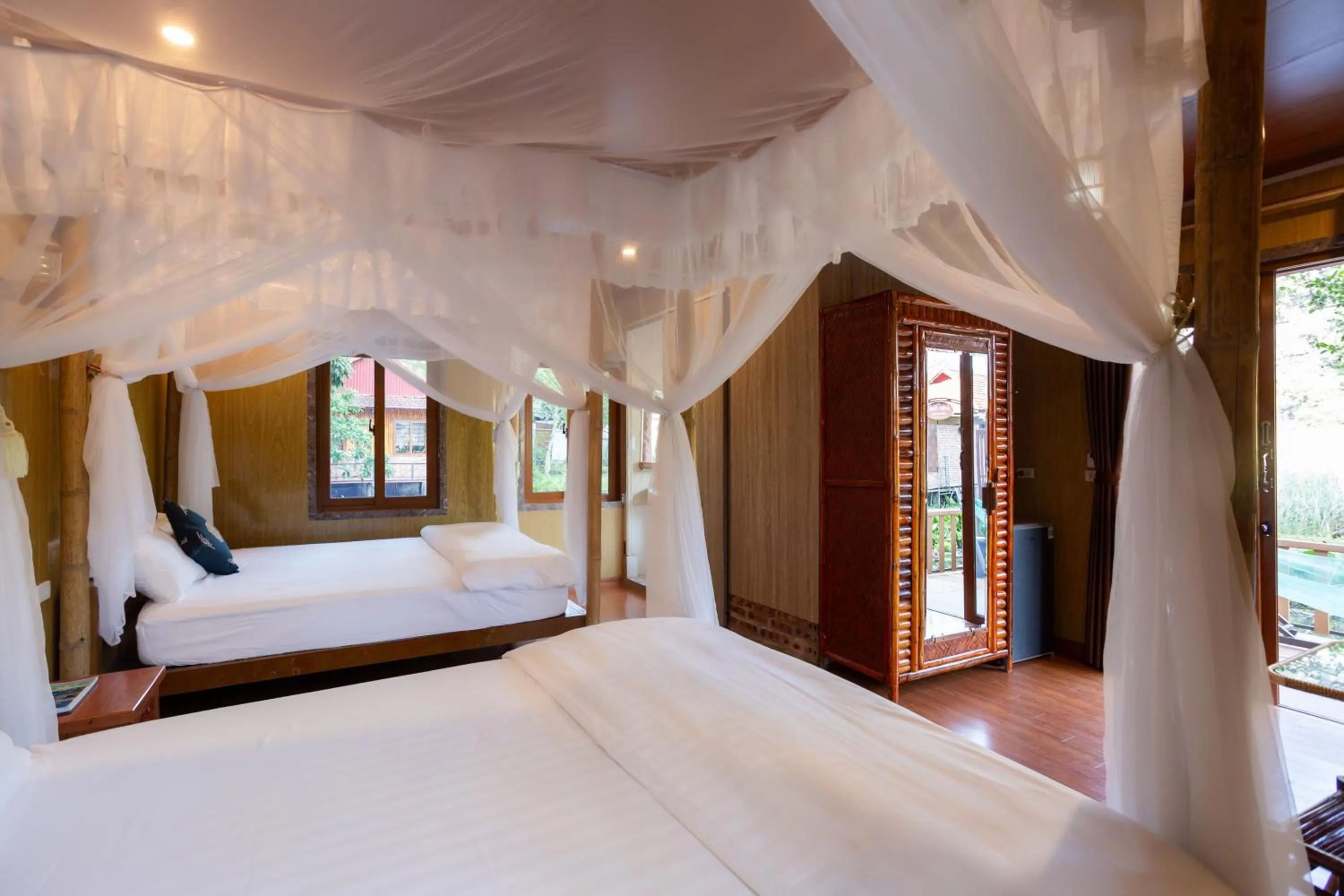 Bed in Lotus Field Homestay