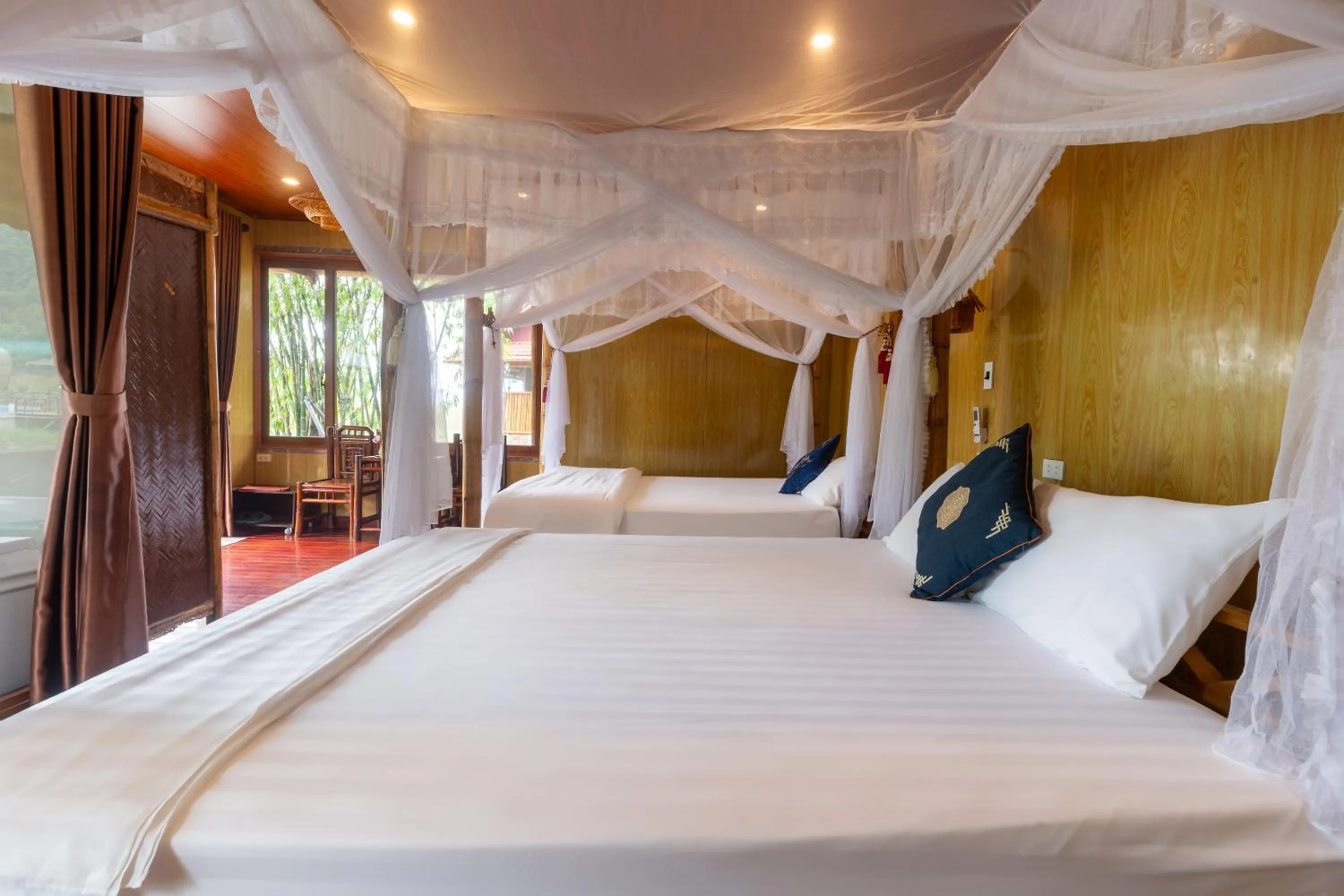 Bed in Lotus Field Homestay