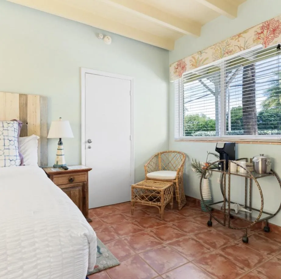 Bed in The Ocean View Inn