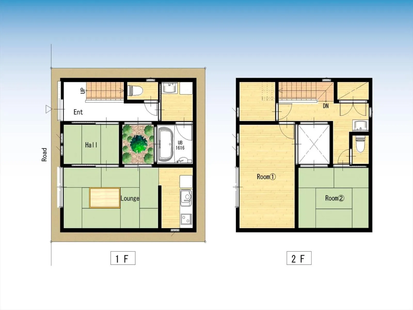 Floor plan in YADOYA Ryusenjicho