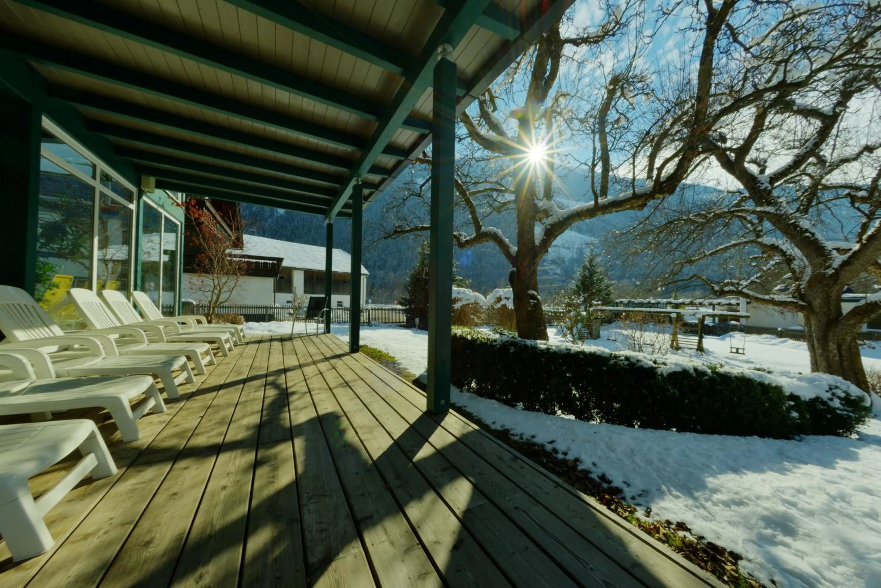 Garden in Hotel Flattacher Hof