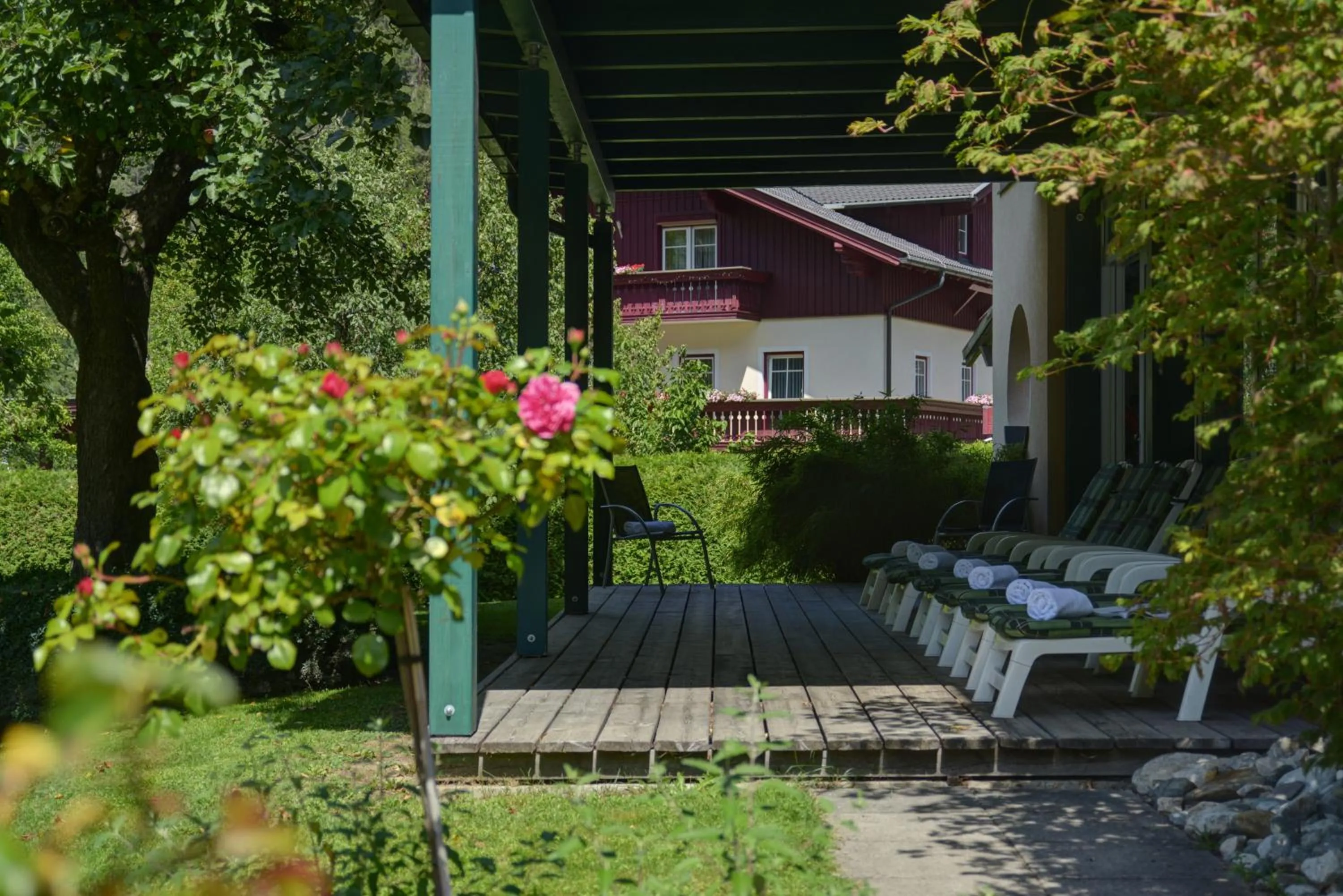 Balcony/Terrace in Hotel Flattacher Hof