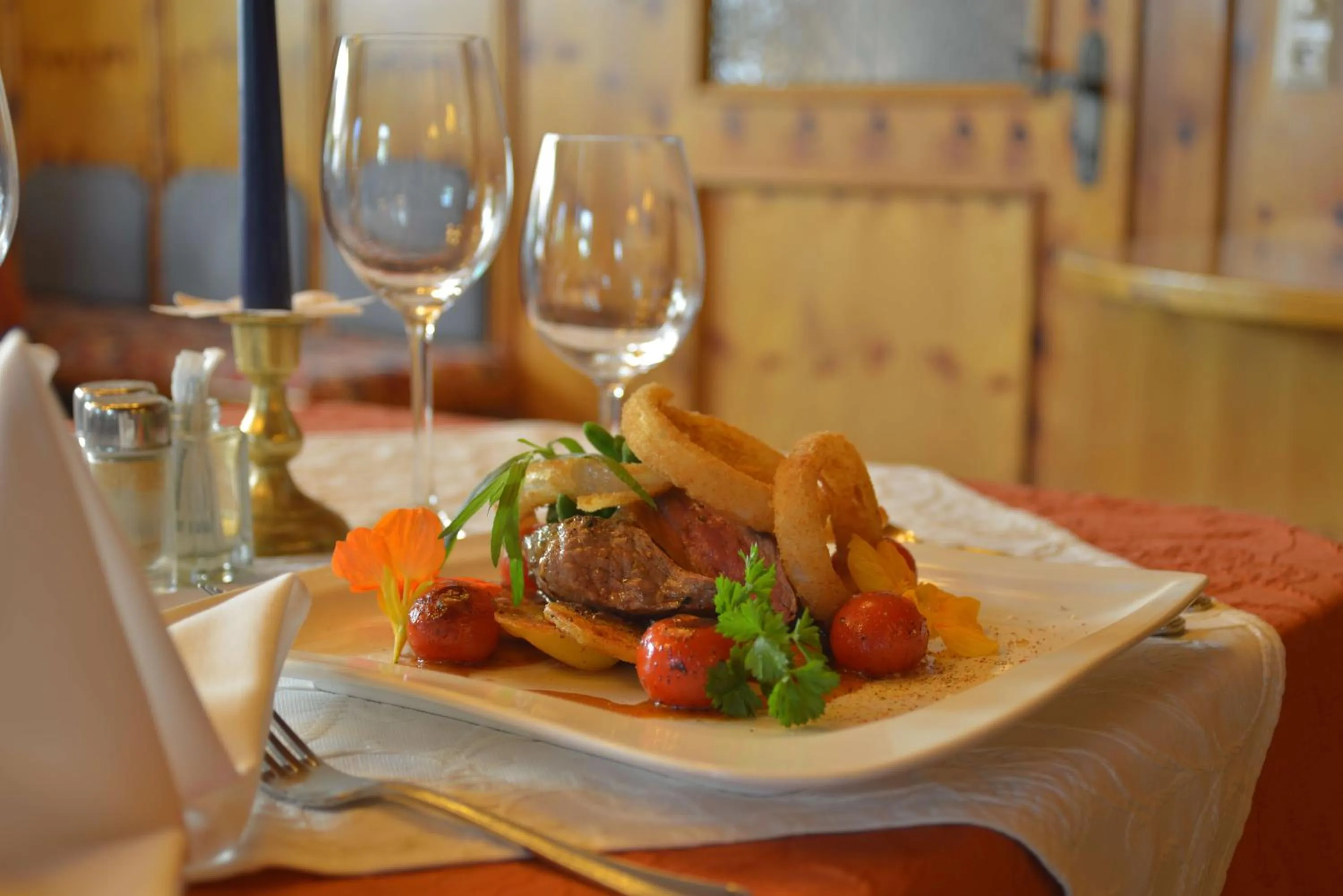 Food and drinks in Hotel Flattacher Hof