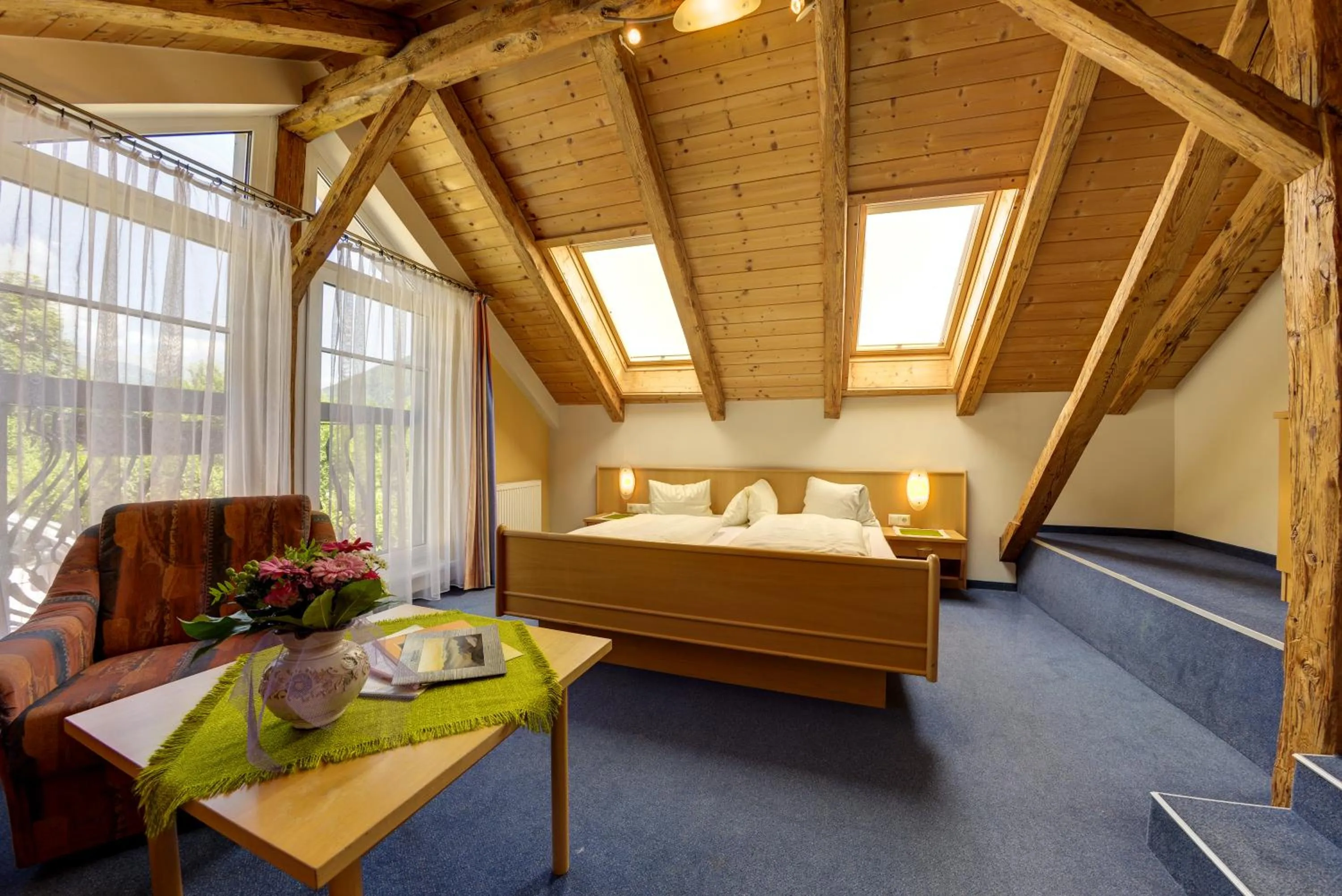 TV and multimedia, Bed in Hotel Flattacher Hof