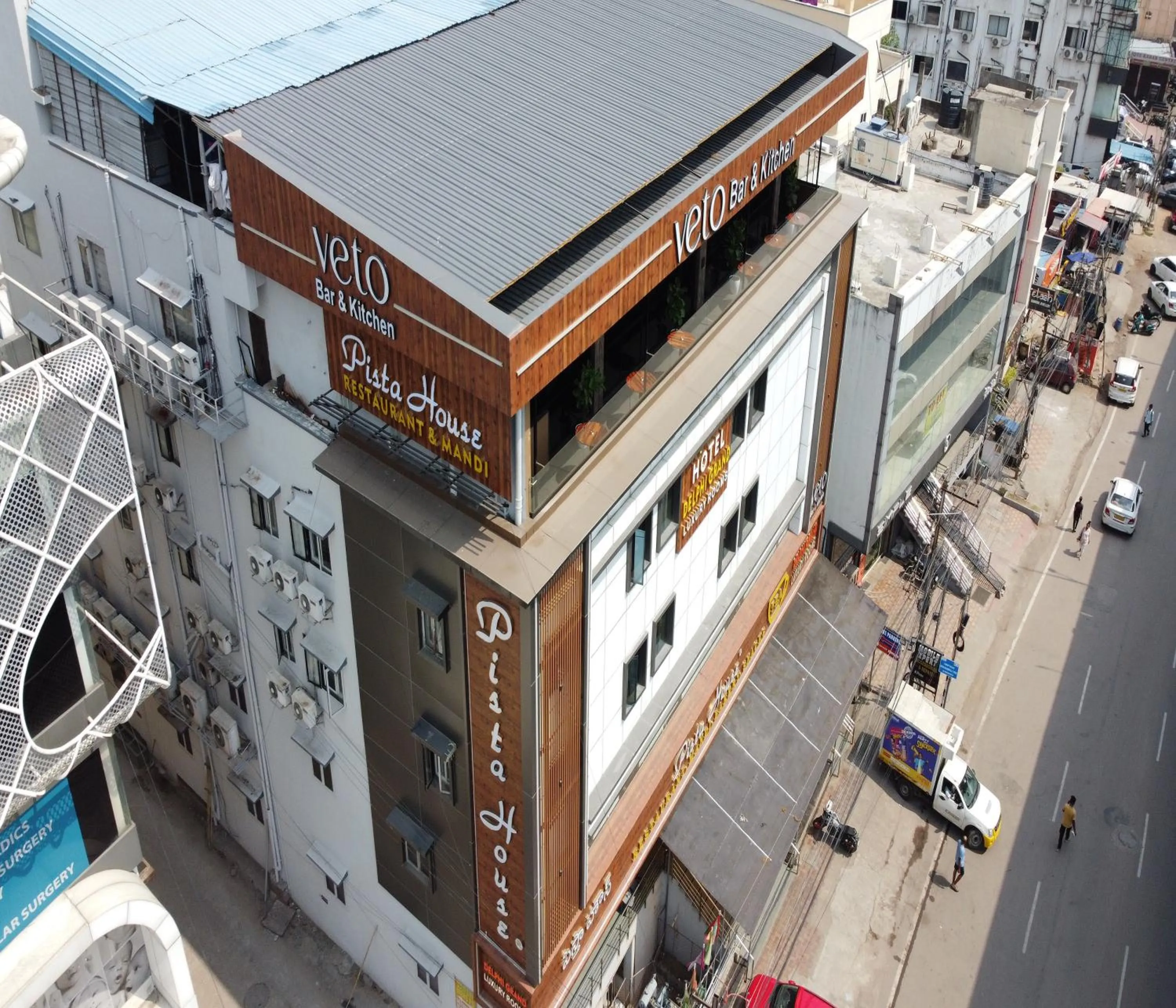 Property building in Hotel Delphi Grand Hyderabad - Hi-Tech City, Perfect for Business & Comfort