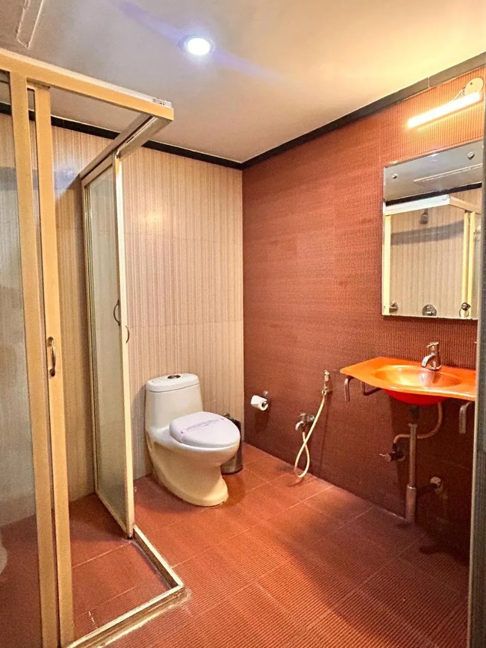 Bathroom in Hotel Delphi Grand Hyderabad - Hi-Tech City, Perfect for Business & Comfort