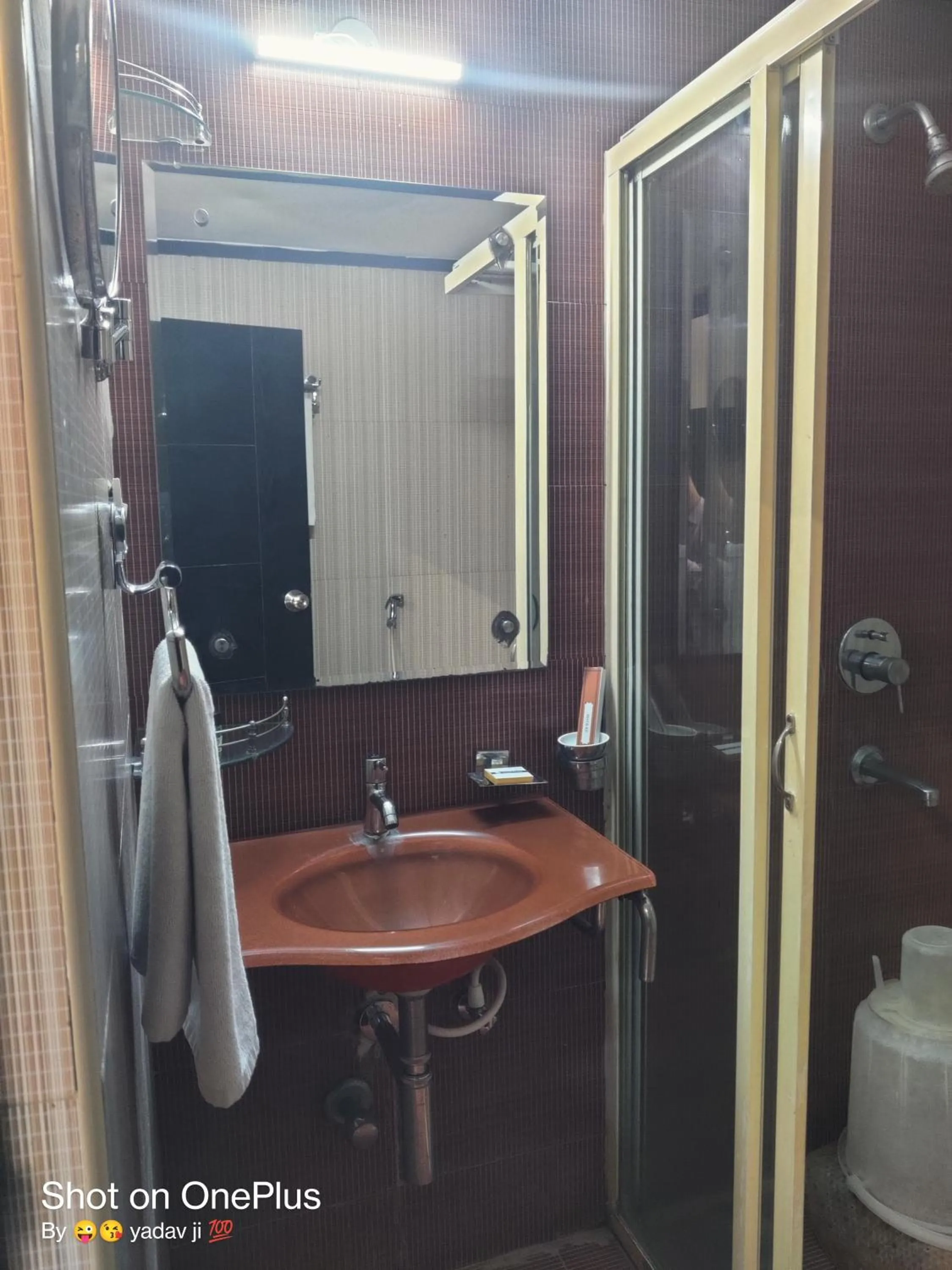 Toilet in Hotel Delphi Grand Hyderabad - Hi-Tech City, Perfect for Business & Comfort