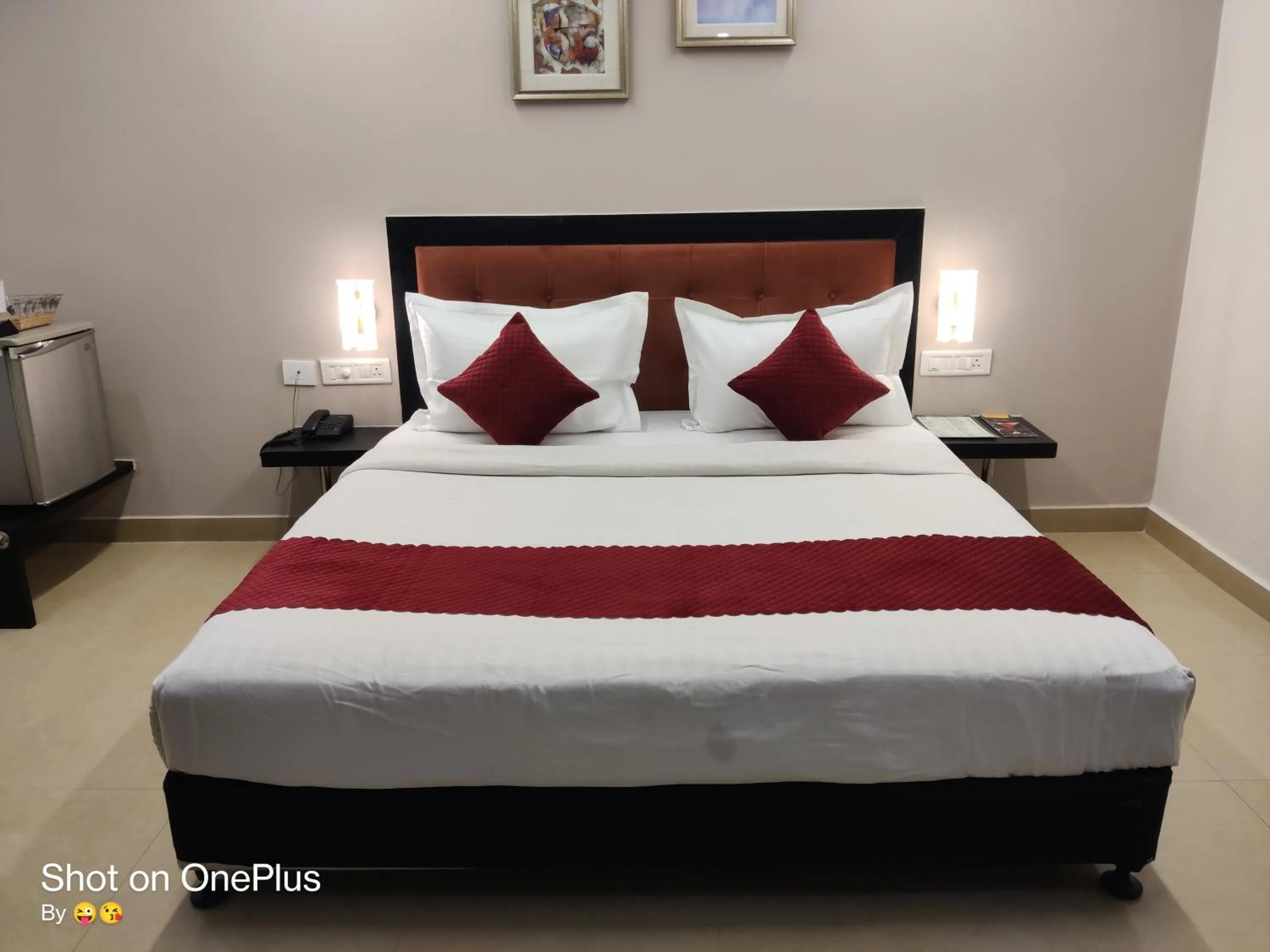 Bed in Hotel Delphi Grand Hyderabad - Hi-Tech City, Perfect for Business & Comfort