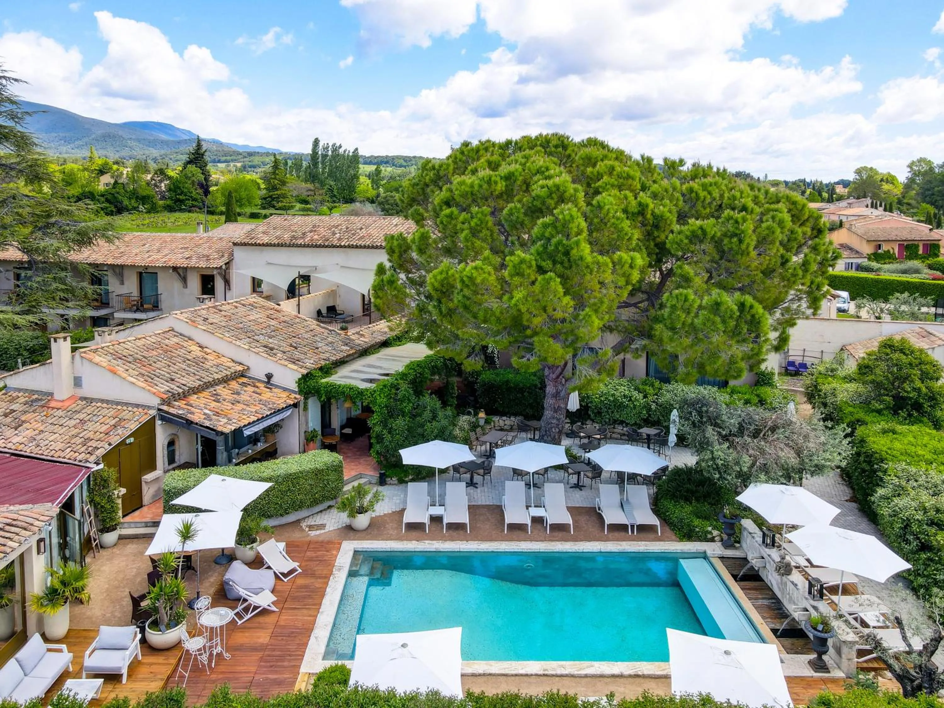 Bird's eye view in Hotel Bastide & SPA - Villa de Lourmarin