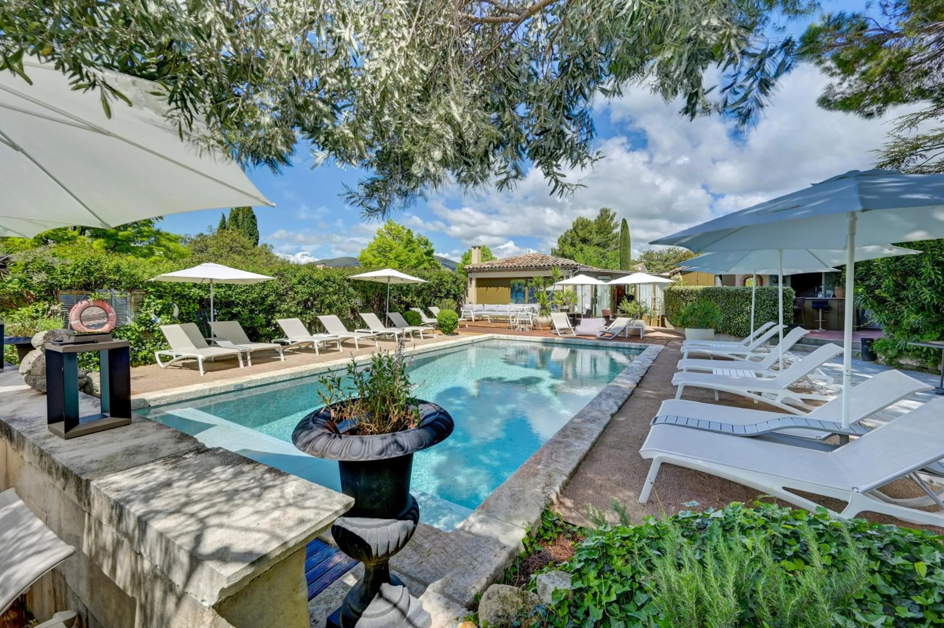 Patio in Hotel Bastide & SPA - Villa de Lourmarin