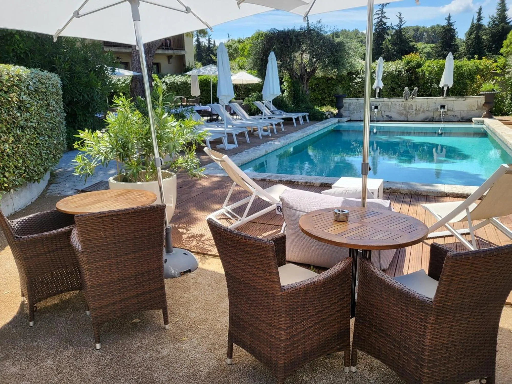 Patio in Hotel Bastide & SPA - Villa de Lourmarin