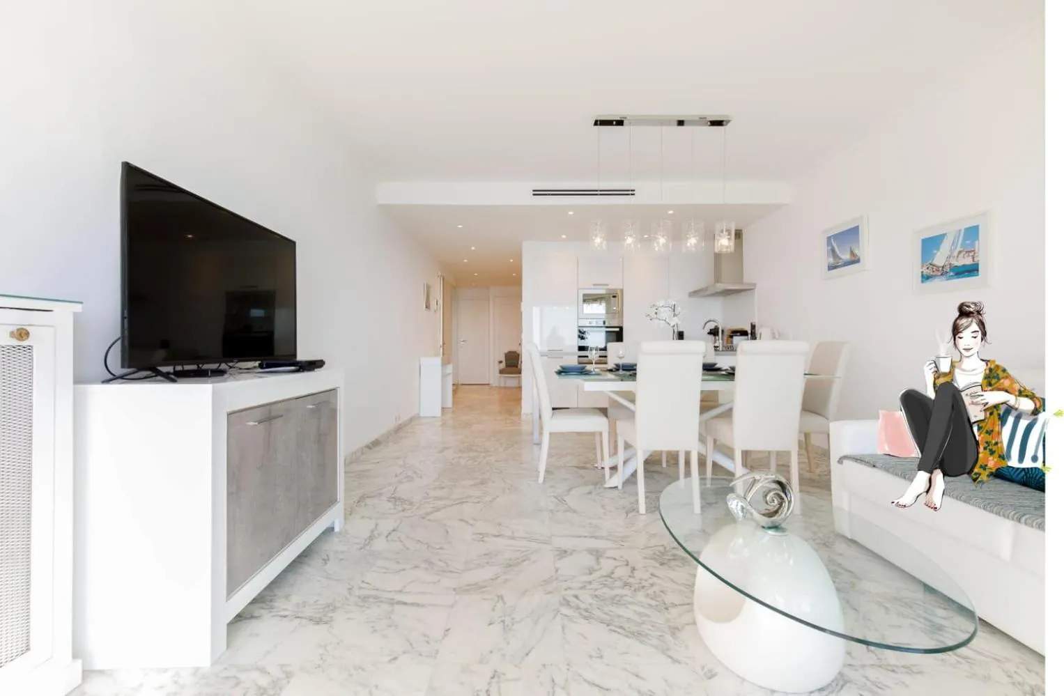 On La Croisette deluxe 2 bedrooms 2 baths