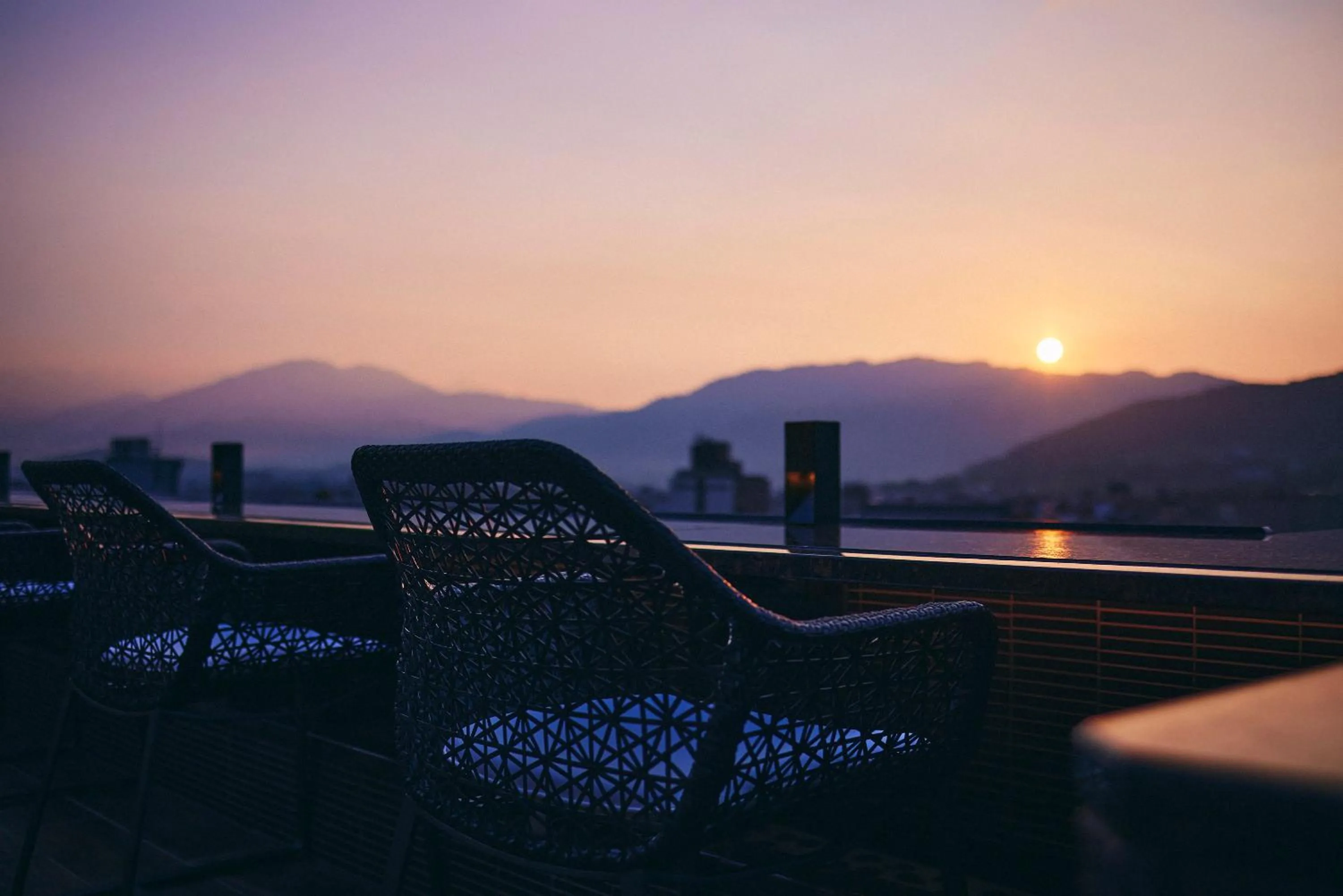 Mountain view in Sora Niwa Terrace Kyoto