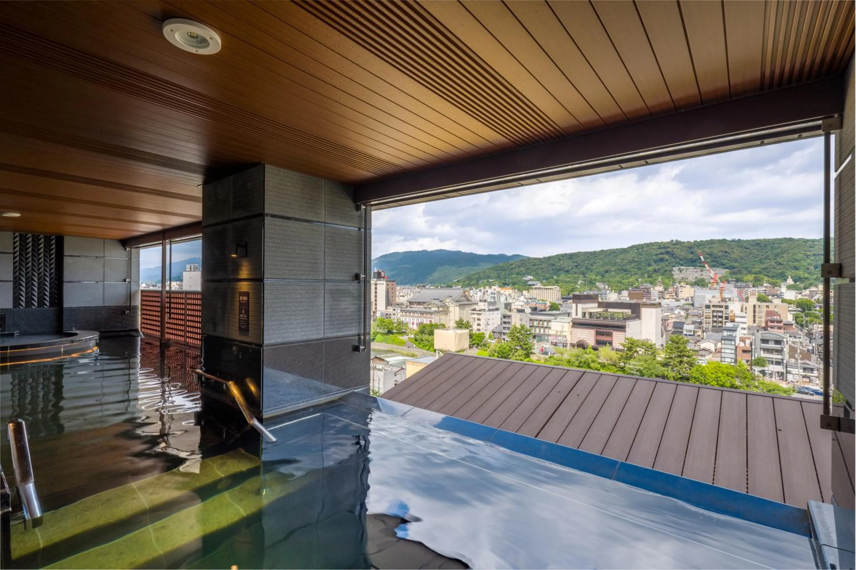 Hot Spring Bath in Sora Niwa Terrace Kyoto
