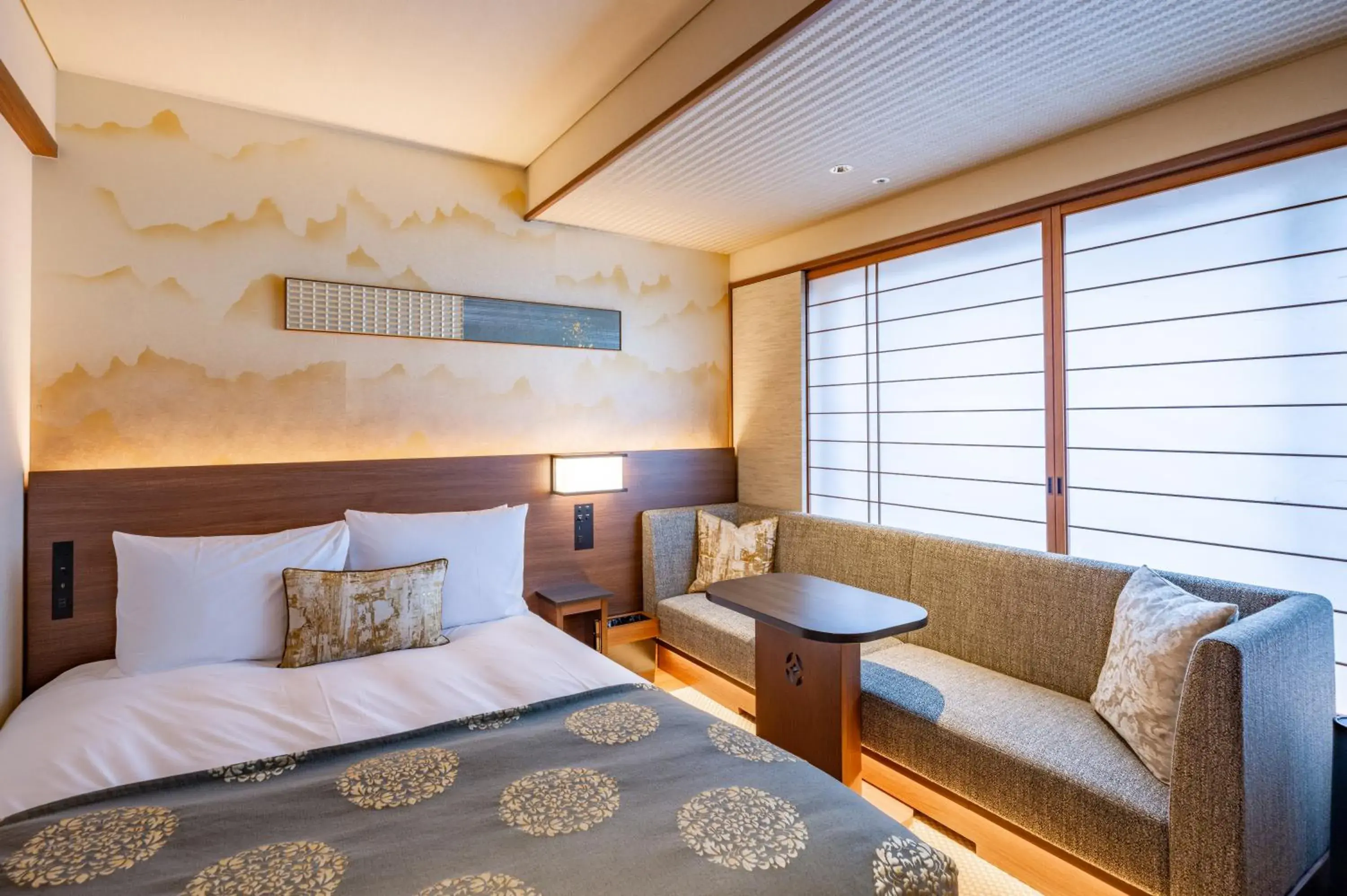 Bed in Sora Niwa Terrace Kyoto Bed in Sora Niwa Terrace Kyoto