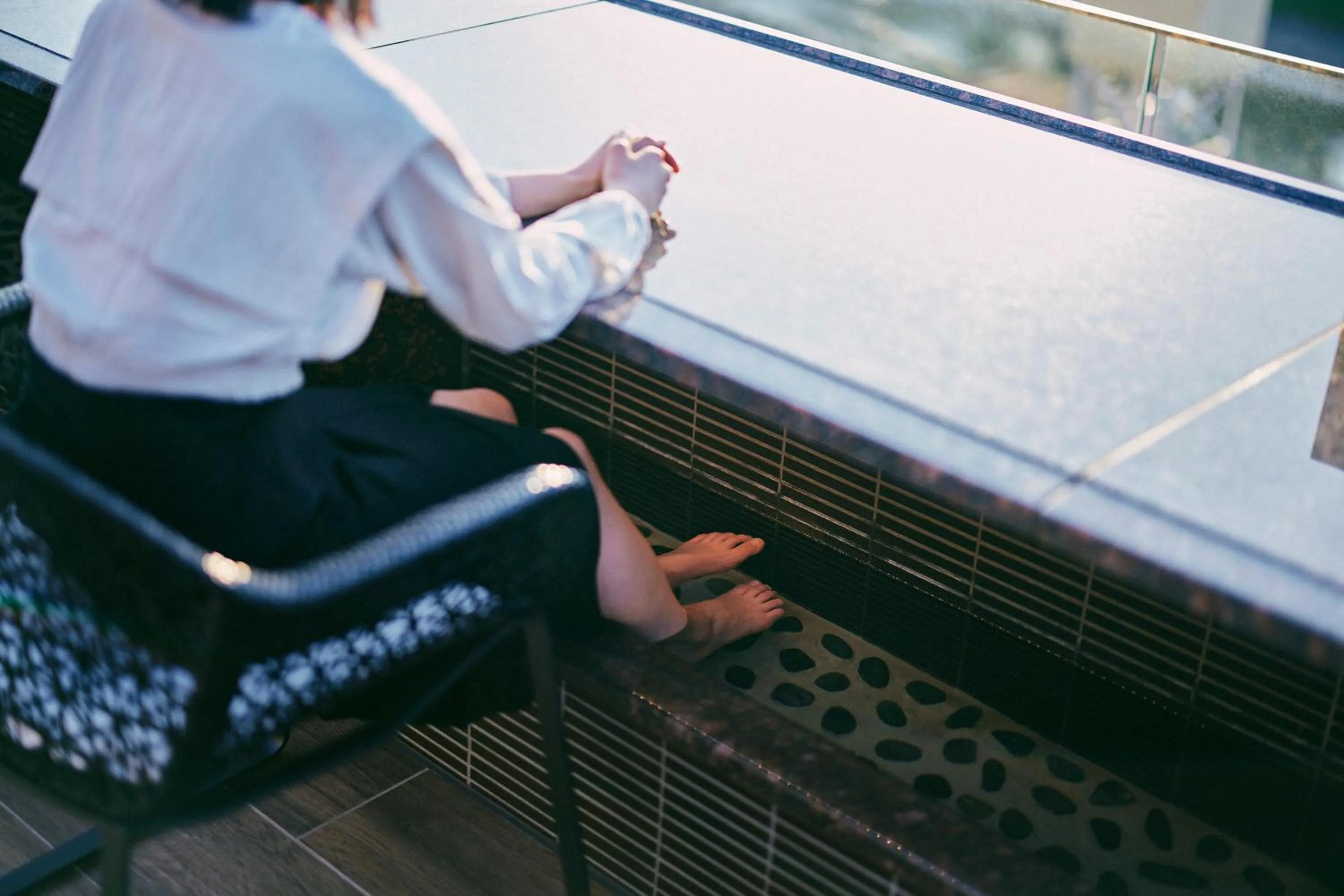 Hot Spring Bath in Sora Niwa Terrace Kyoto