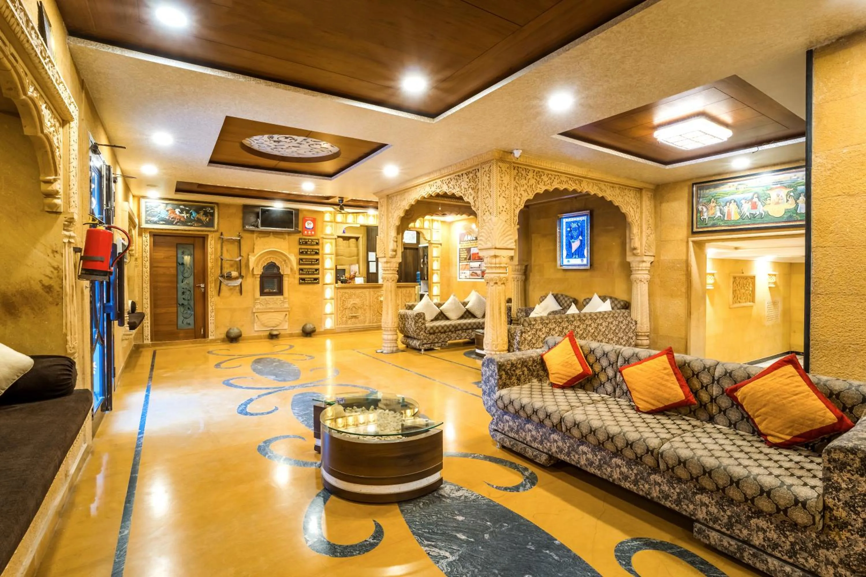 Lobby or reception in Hotel Prince-Near Jaisalmer Fort