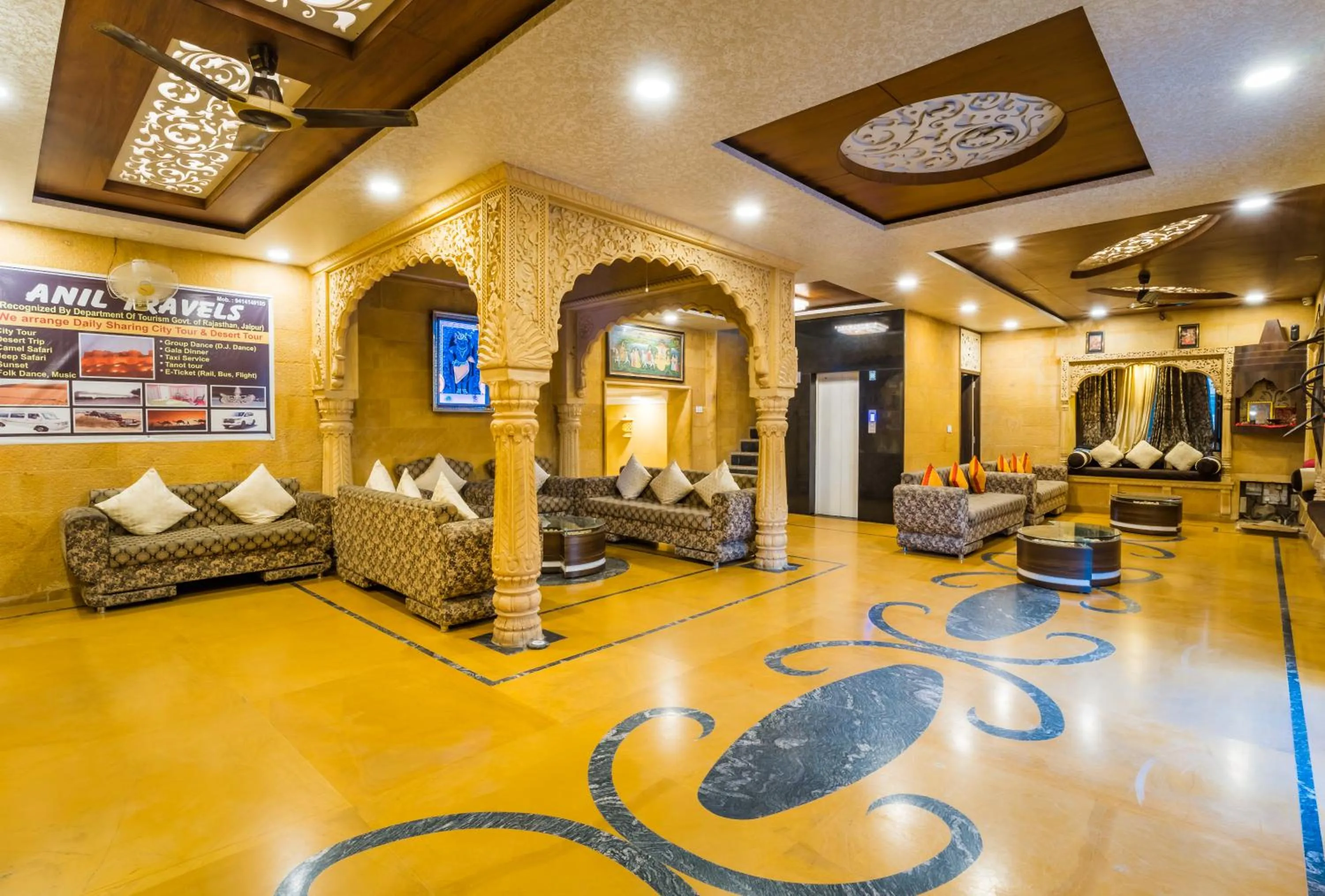 Lobby or reception in Hotel Prince-Near Jaisalmer Fort